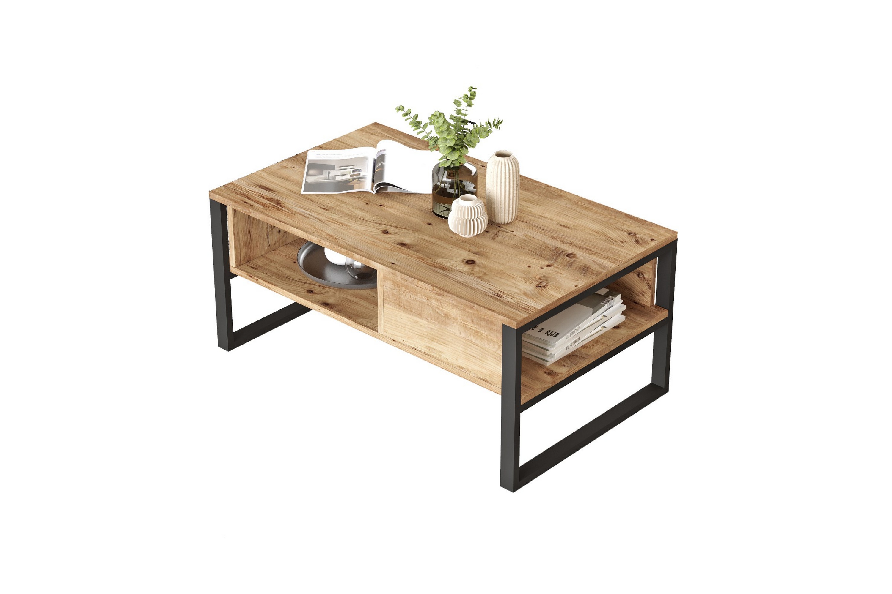 Soffbord Jakh 100x59,7 cm MörkblåHanah Home