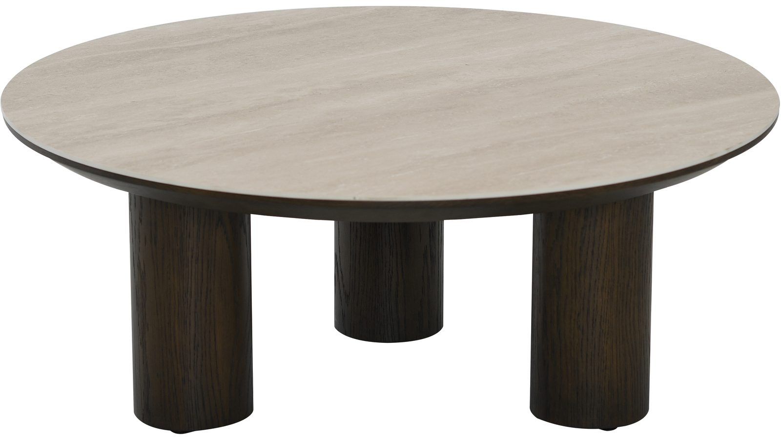 Soffbord Järvik 110 cm - Brunlackade ben