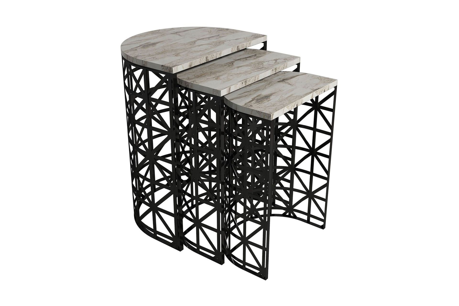 Koraleigh Satsbord 46 cm - Vit