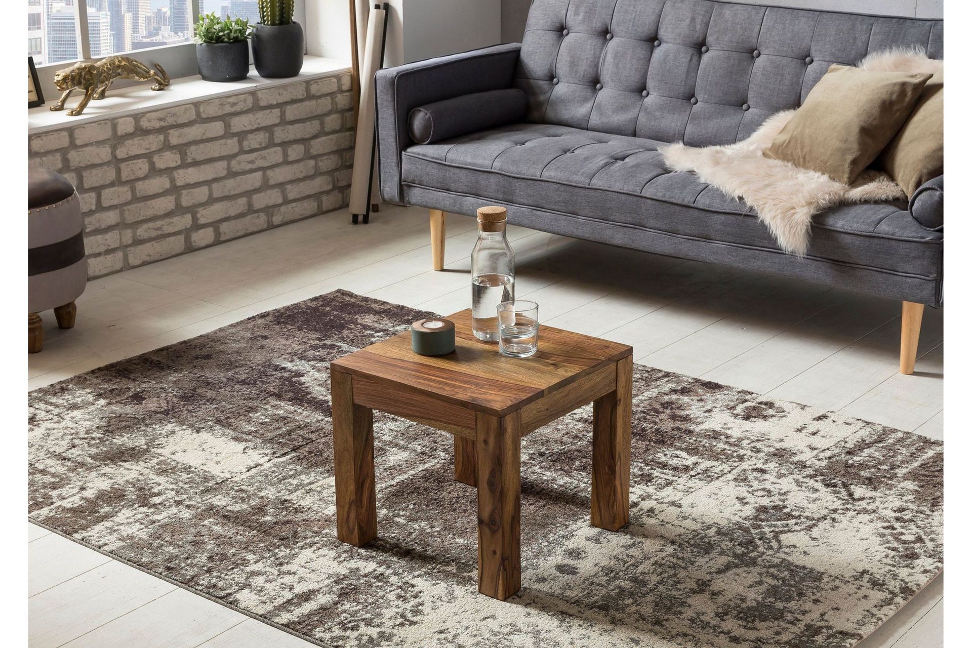 latrone soffbord 45 cm - massivt trä