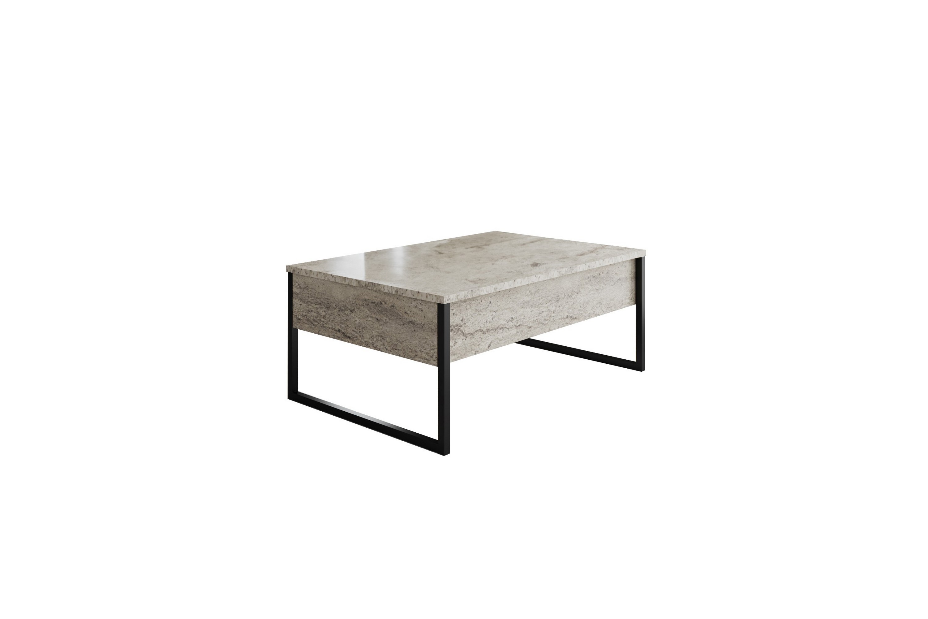 Soffbord Luxe 90 cm Beige/Svart