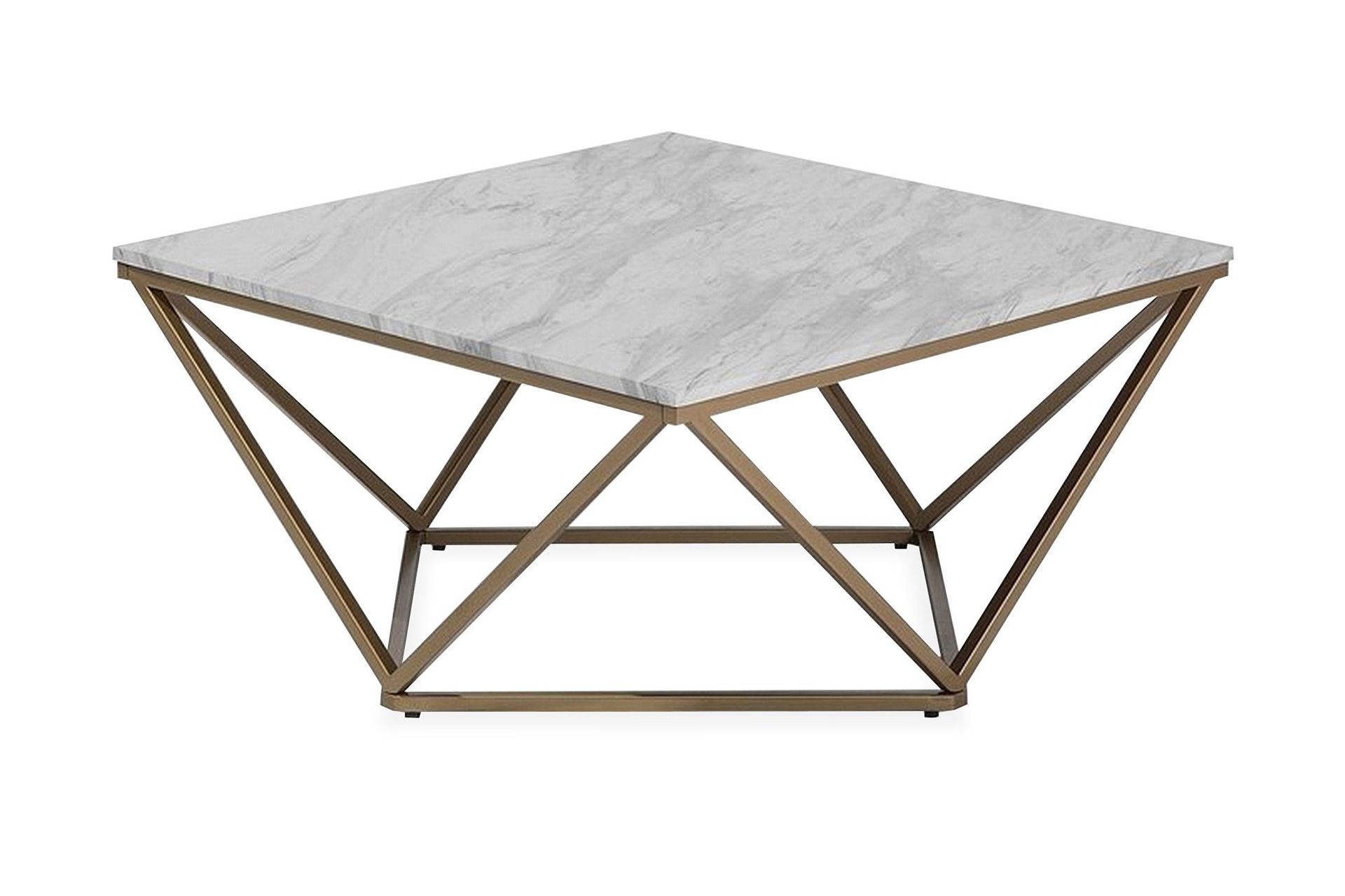 Malibu Soffbord 80 cm - Vit