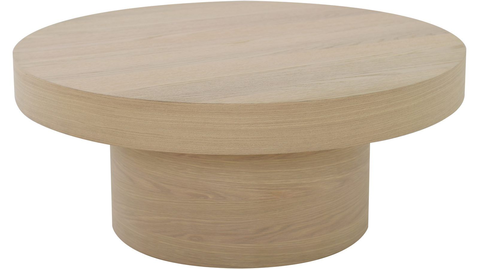 Soffbord Malvik 41 cm / Ø98 cm - Vitpigmenterad ek