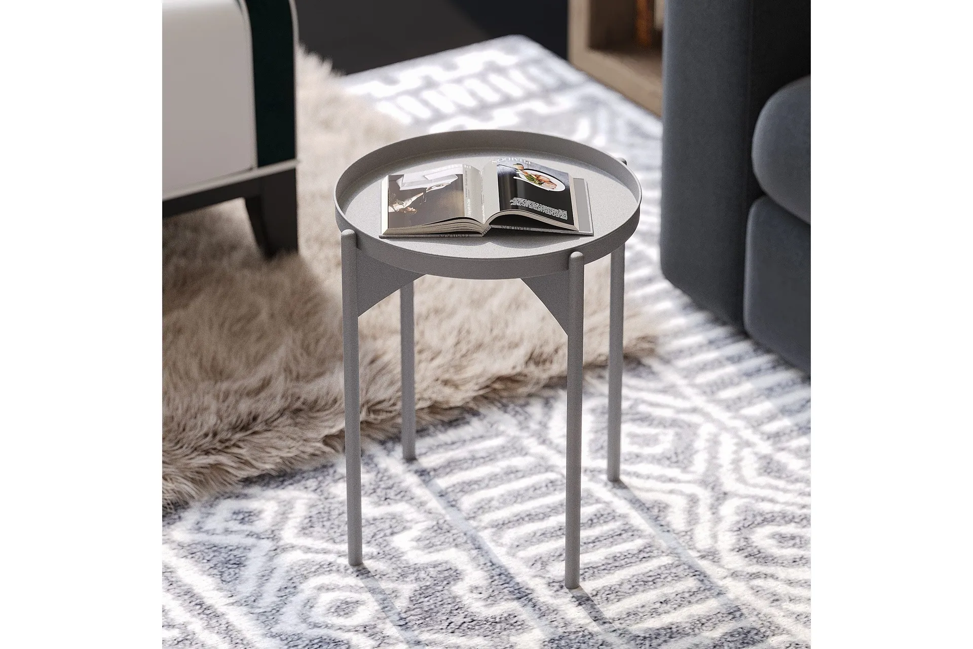 Mamta Soffbord 44 cm - Gr&aring;