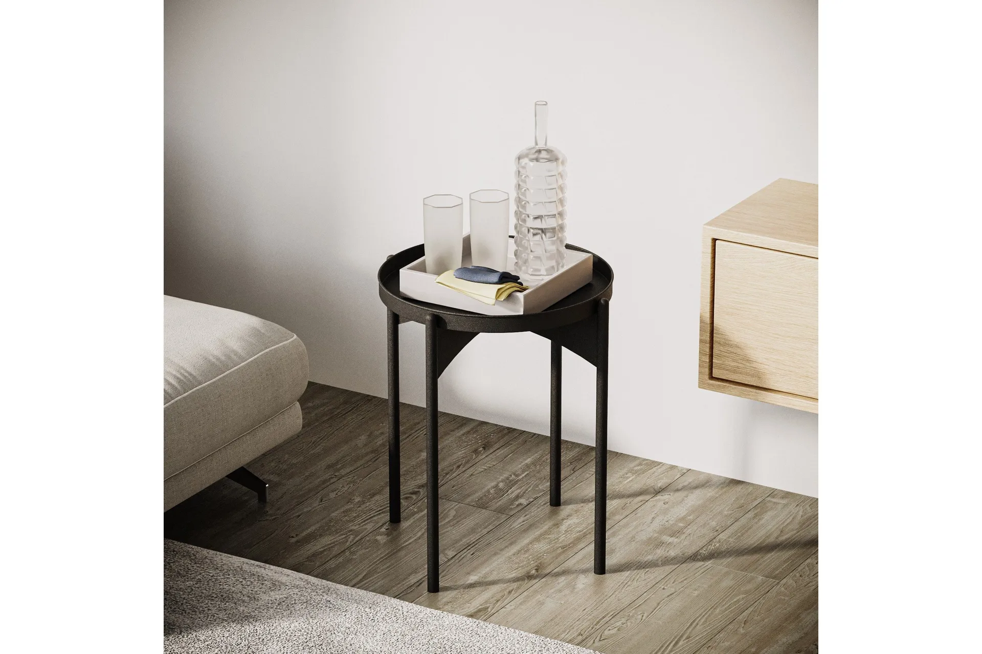 Mamta Soffbord 44 cm - Svart
