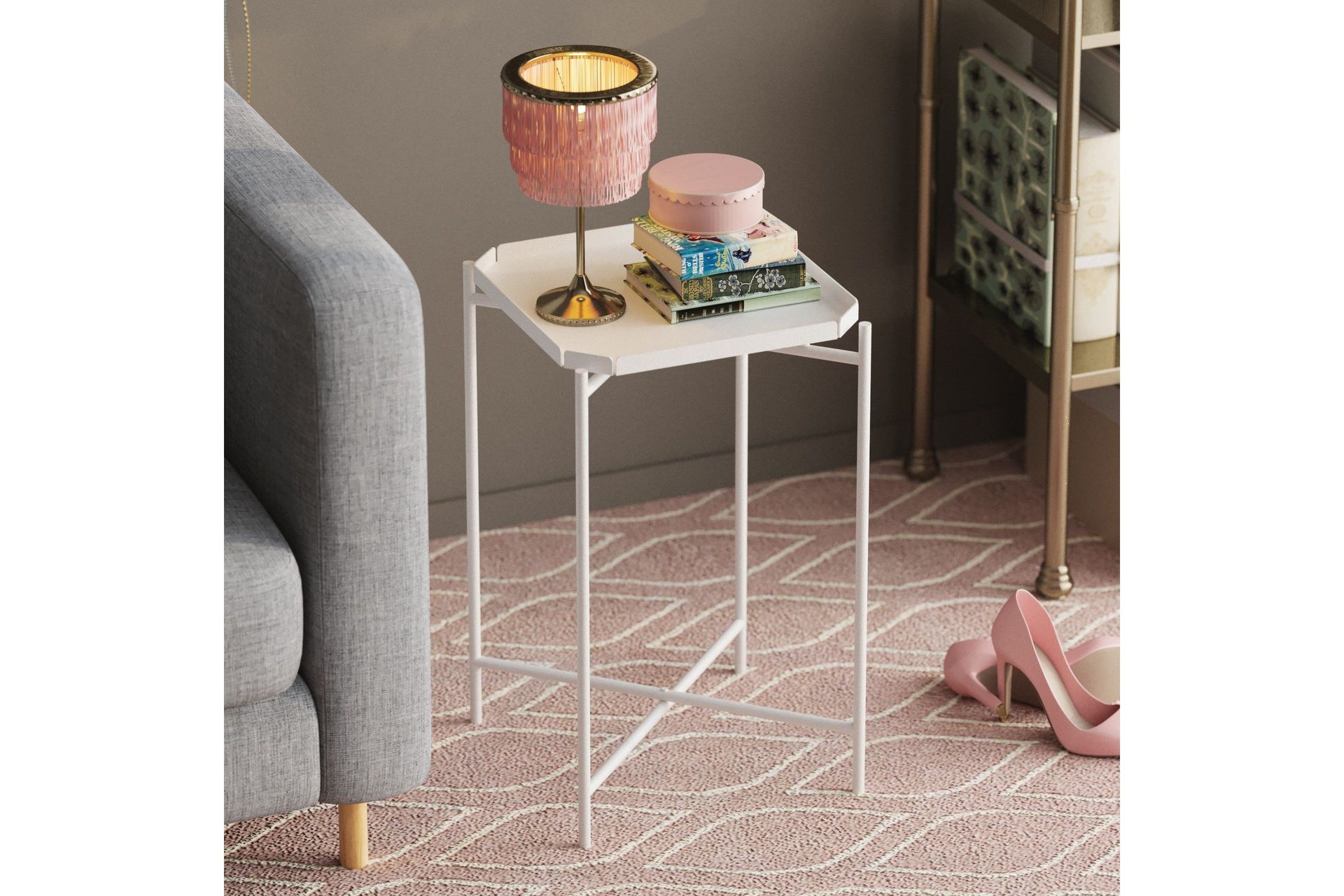 Mamta Soffbord 46 cm - Vit