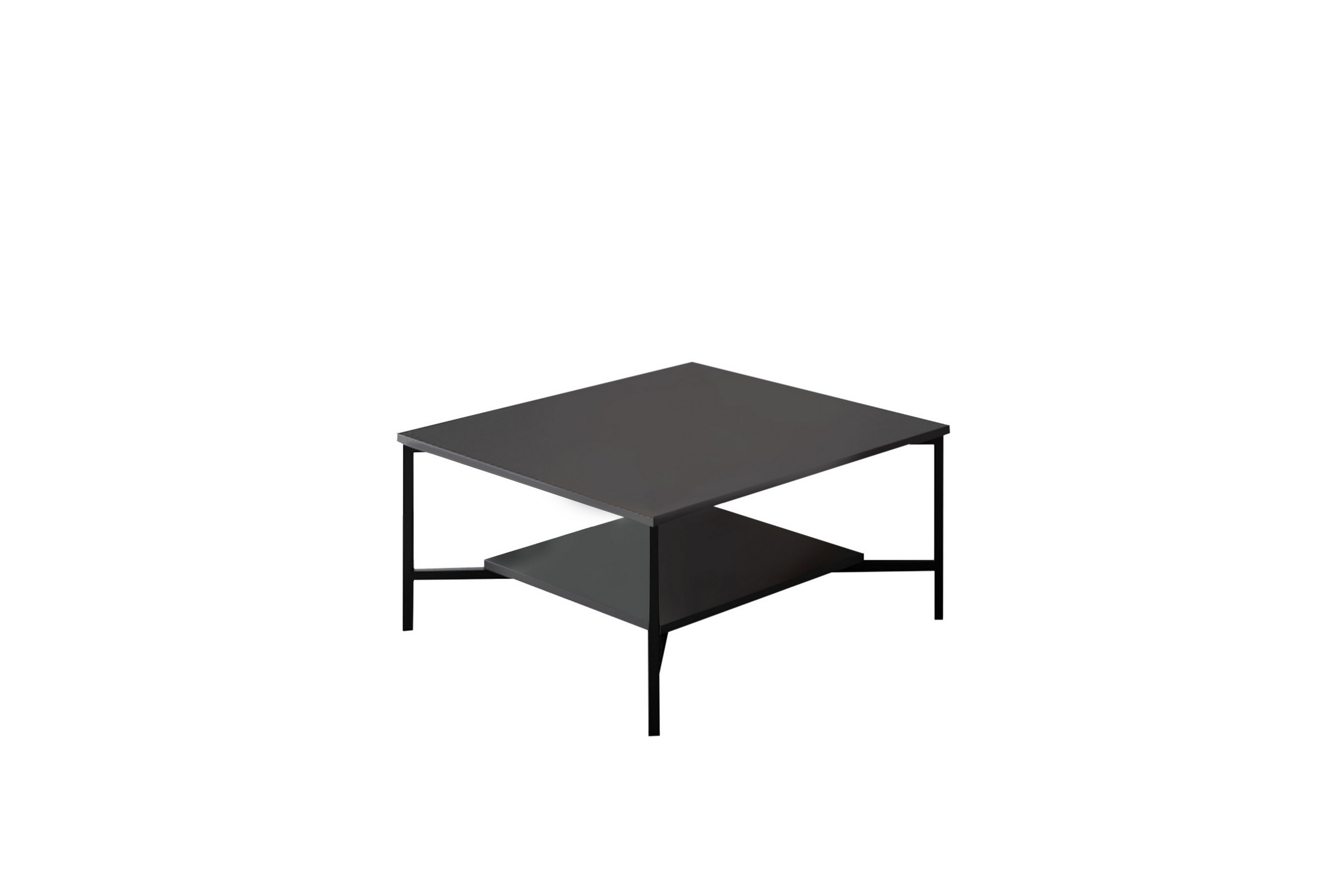 Soffbord Manchan 80 cm Antracit/Svart