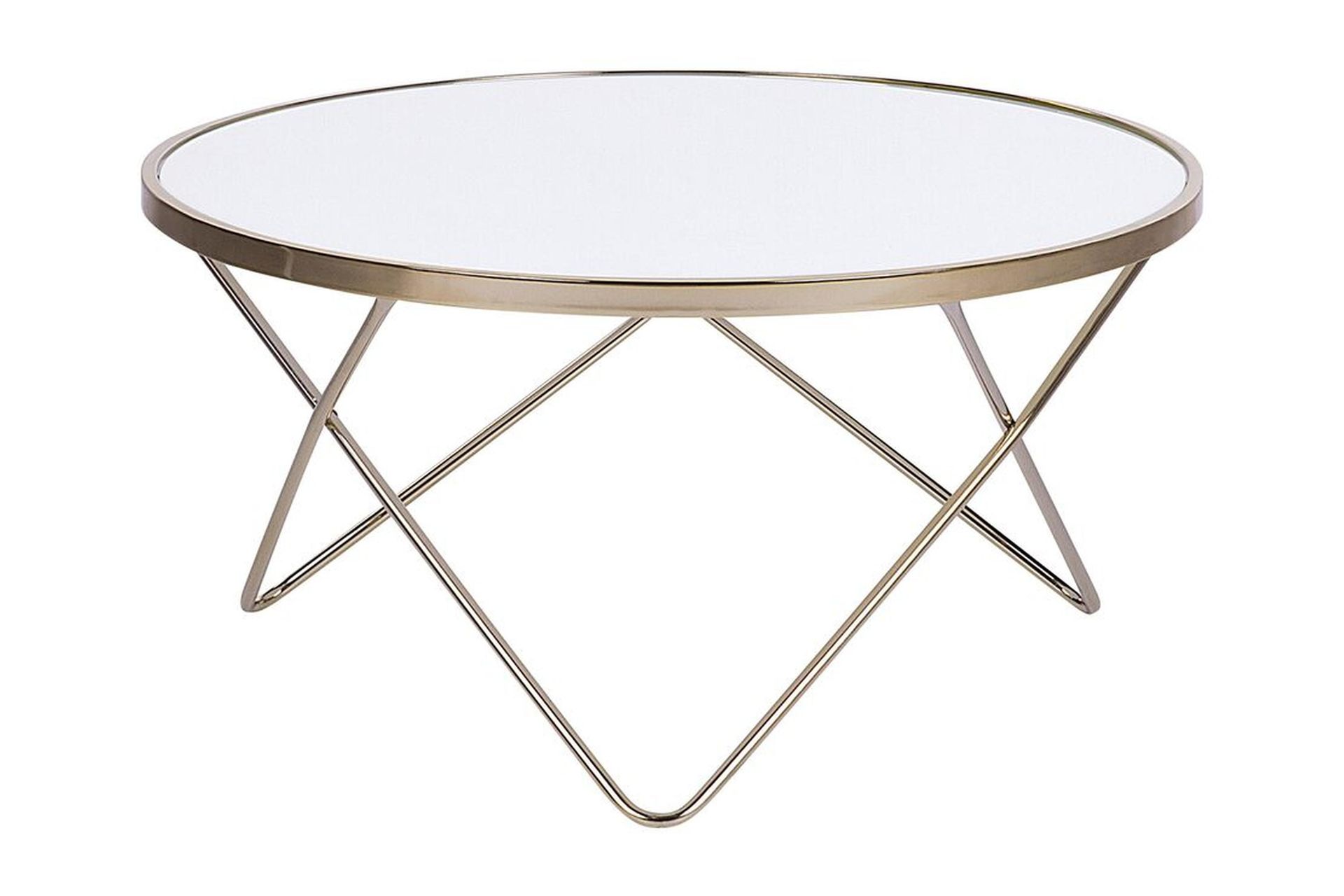 Meerah Soffbord 80 cm Runt - Vit