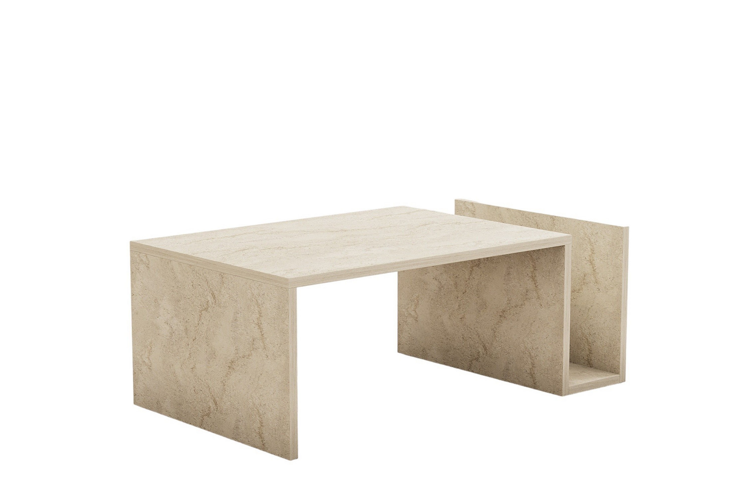 Soffbord Memenil 87 cm Beige