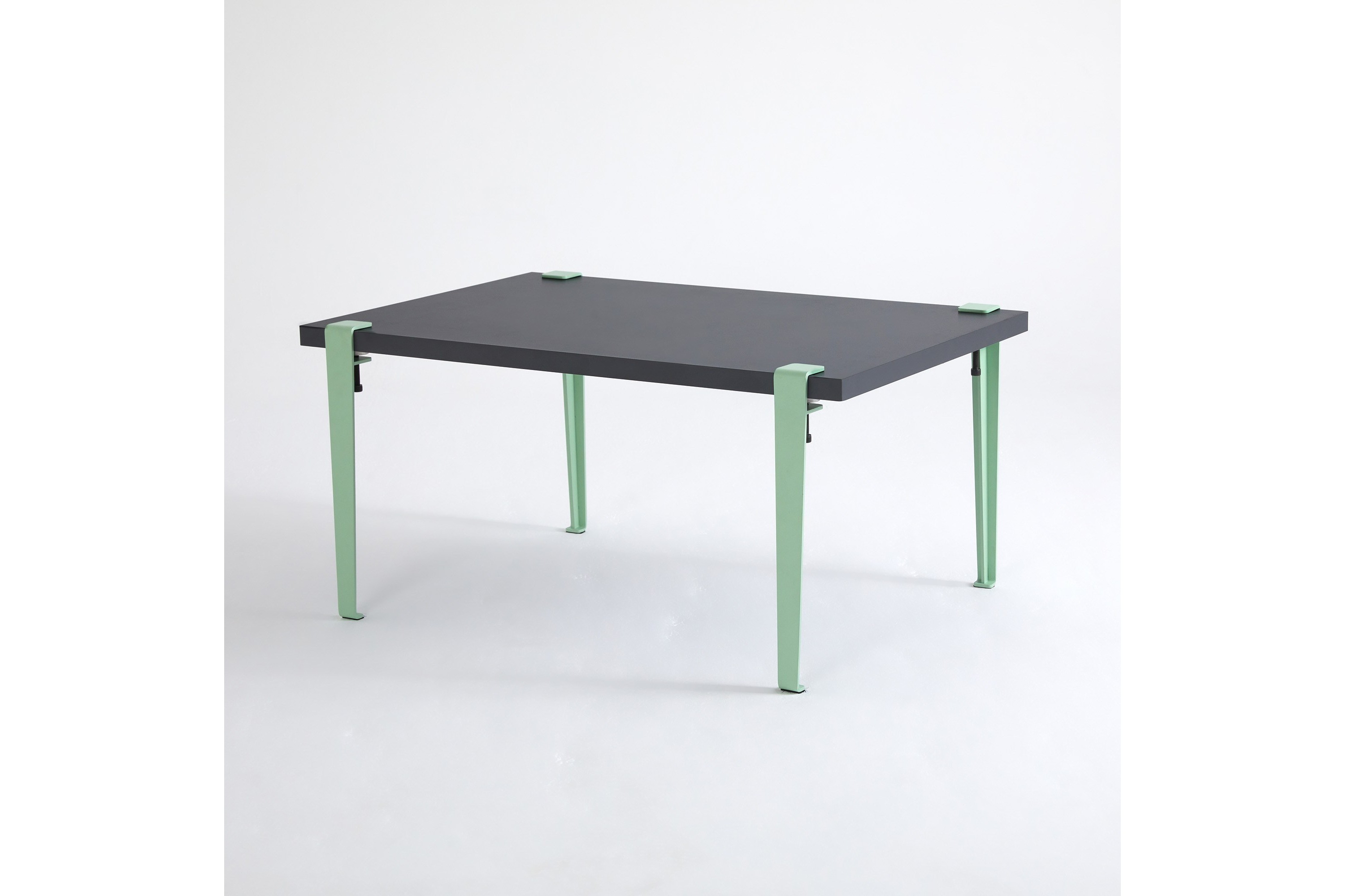 Soffbord Neda 90x60 cm Svart/BlåGrön Hanah Home