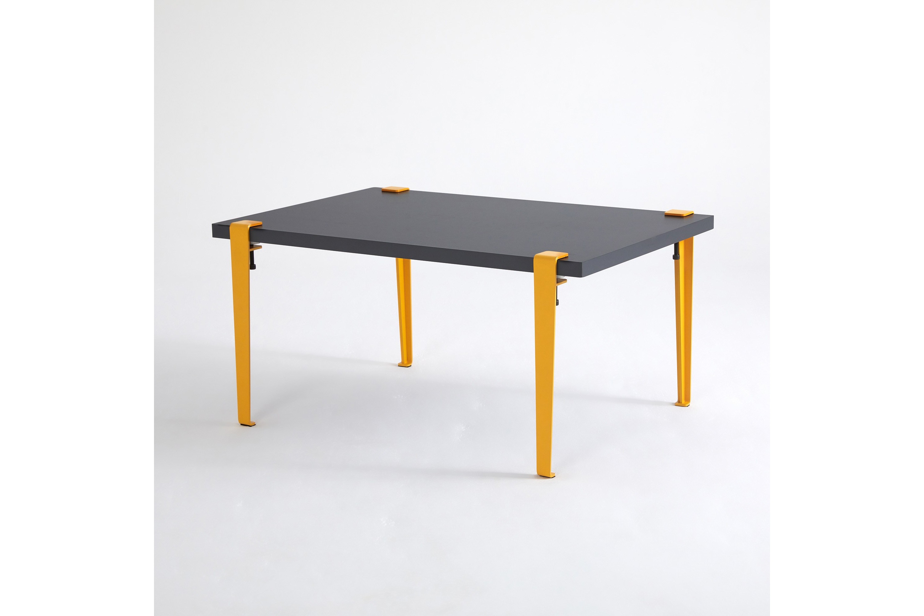 Soffbord Neda 90x60 cm Svart/Gul Hanah Home