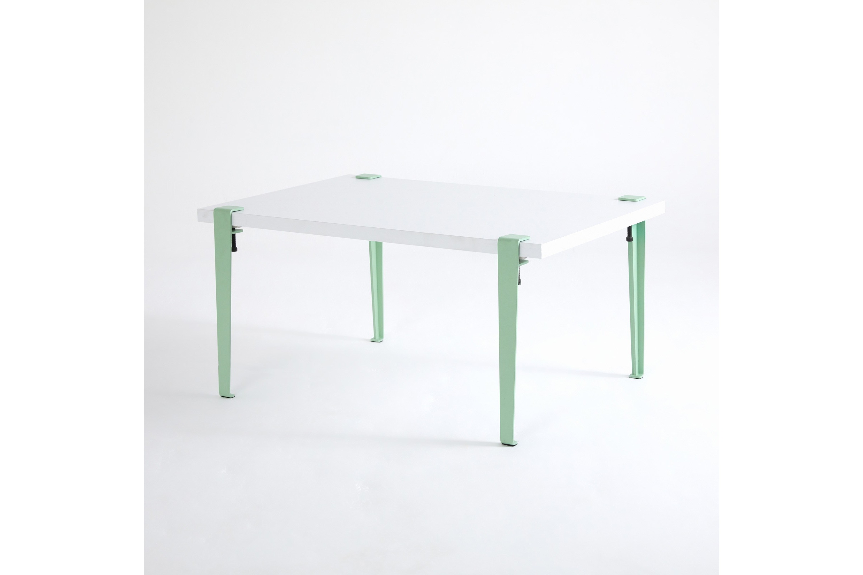 Soffbord Neda 90x60 cm Vit/BlåGrön Hanah Home