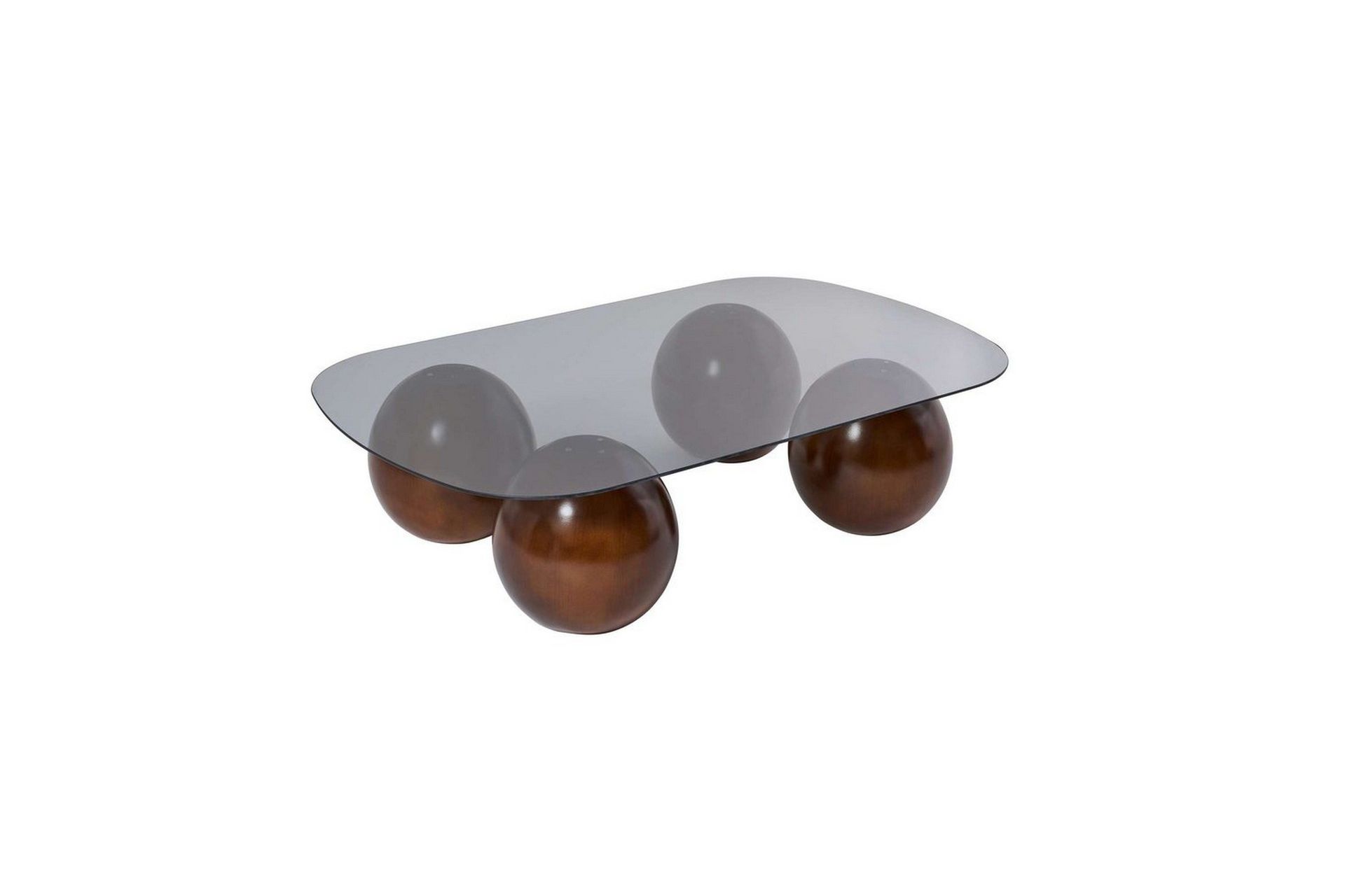 Soffbord Nordure Maroulburg Soffbord 118 cm Gr&aring;,Brun -