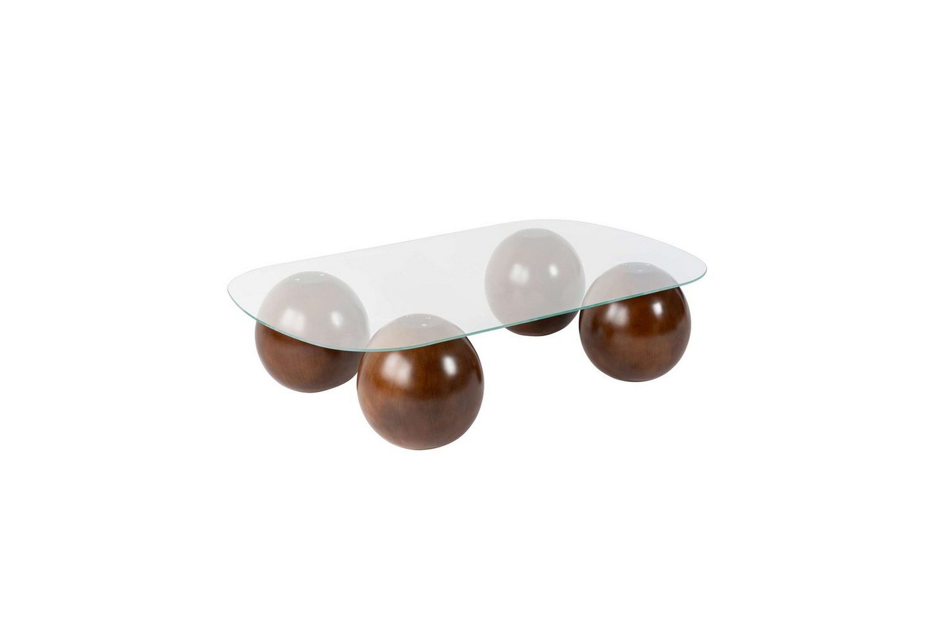 Soffbord Nordure Maroulburg Soffbord 118 cm Vit,Brun -