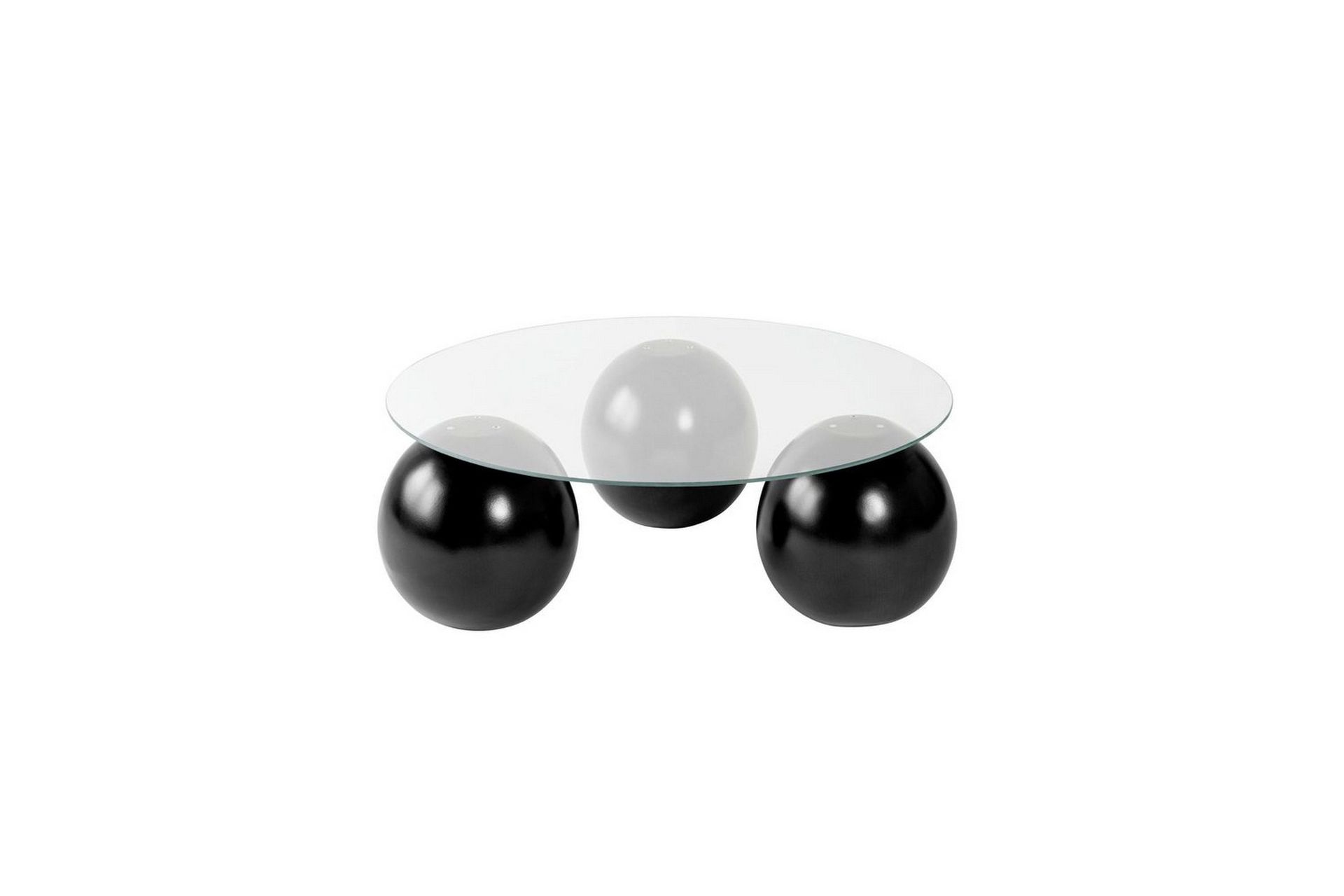 Soffbord Nordure Soffbord Sibas Svart / Transparent Svart,Silver -