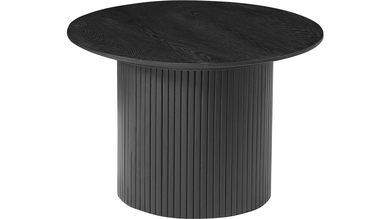 Soffbord Odmark Svartlackad Ask 60 cm - Svartlackad ask