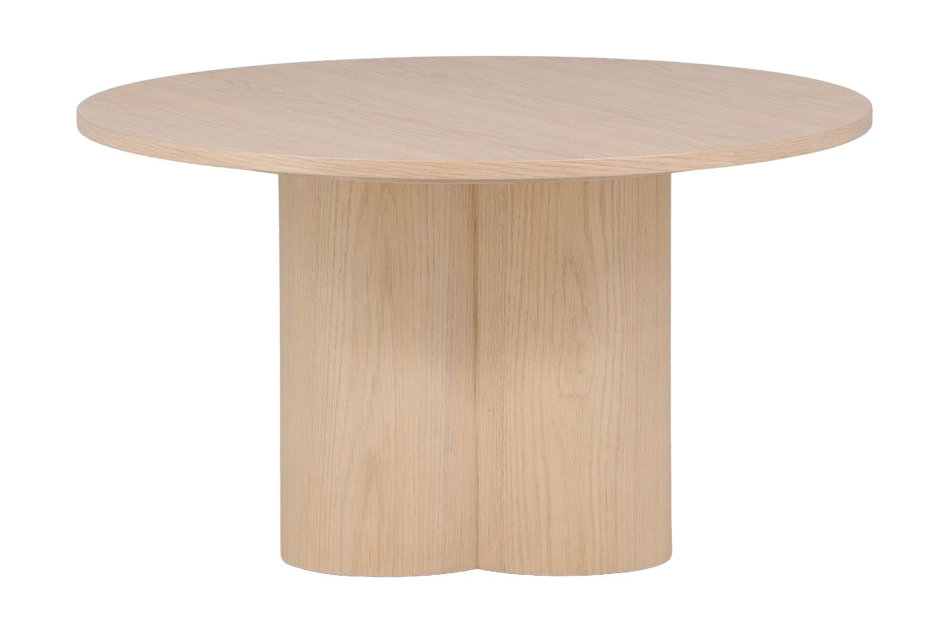 Olivia Soffbord 80 cm Runt - Vit