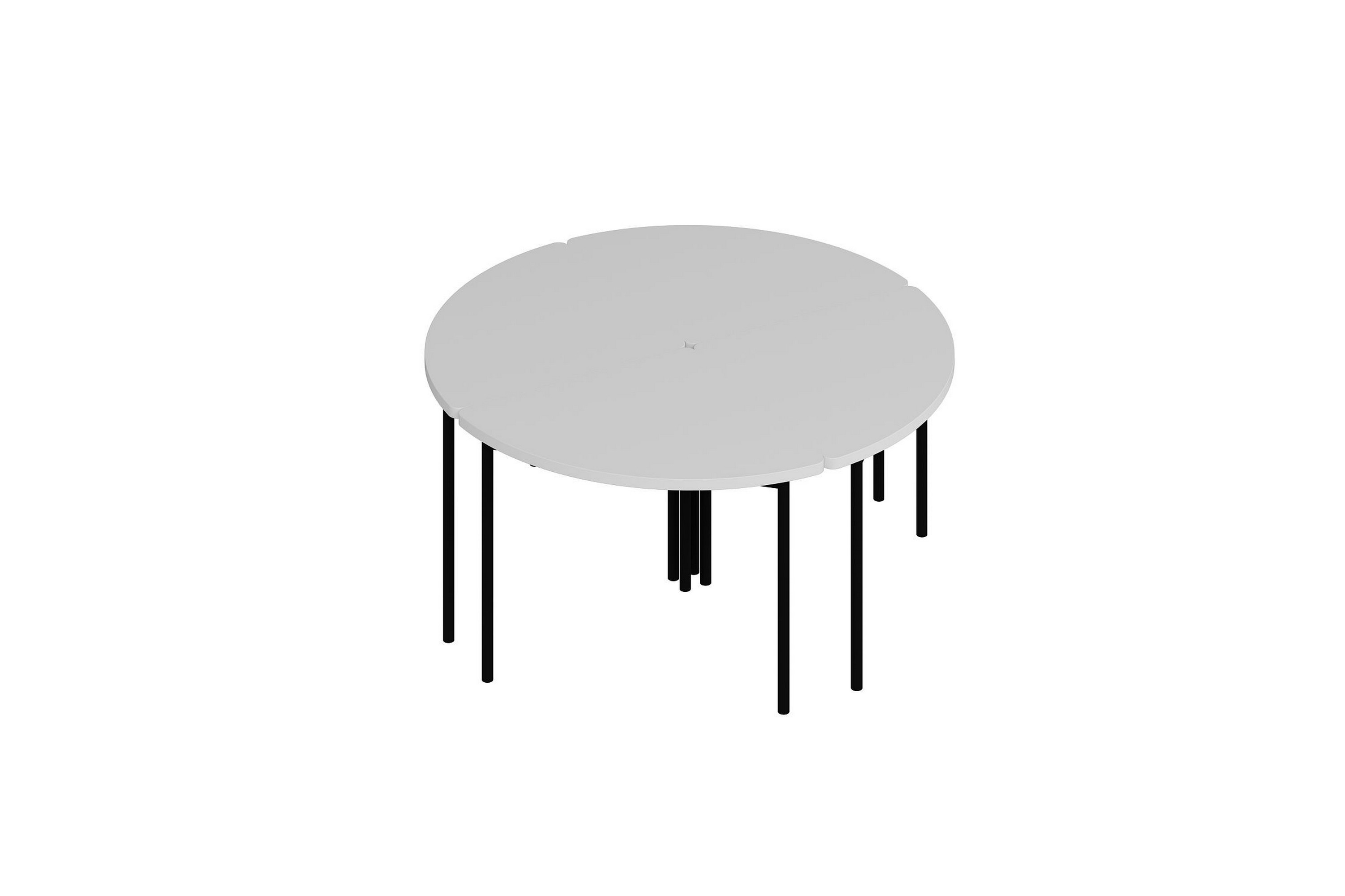 soffbord rusele 90 cm - vit