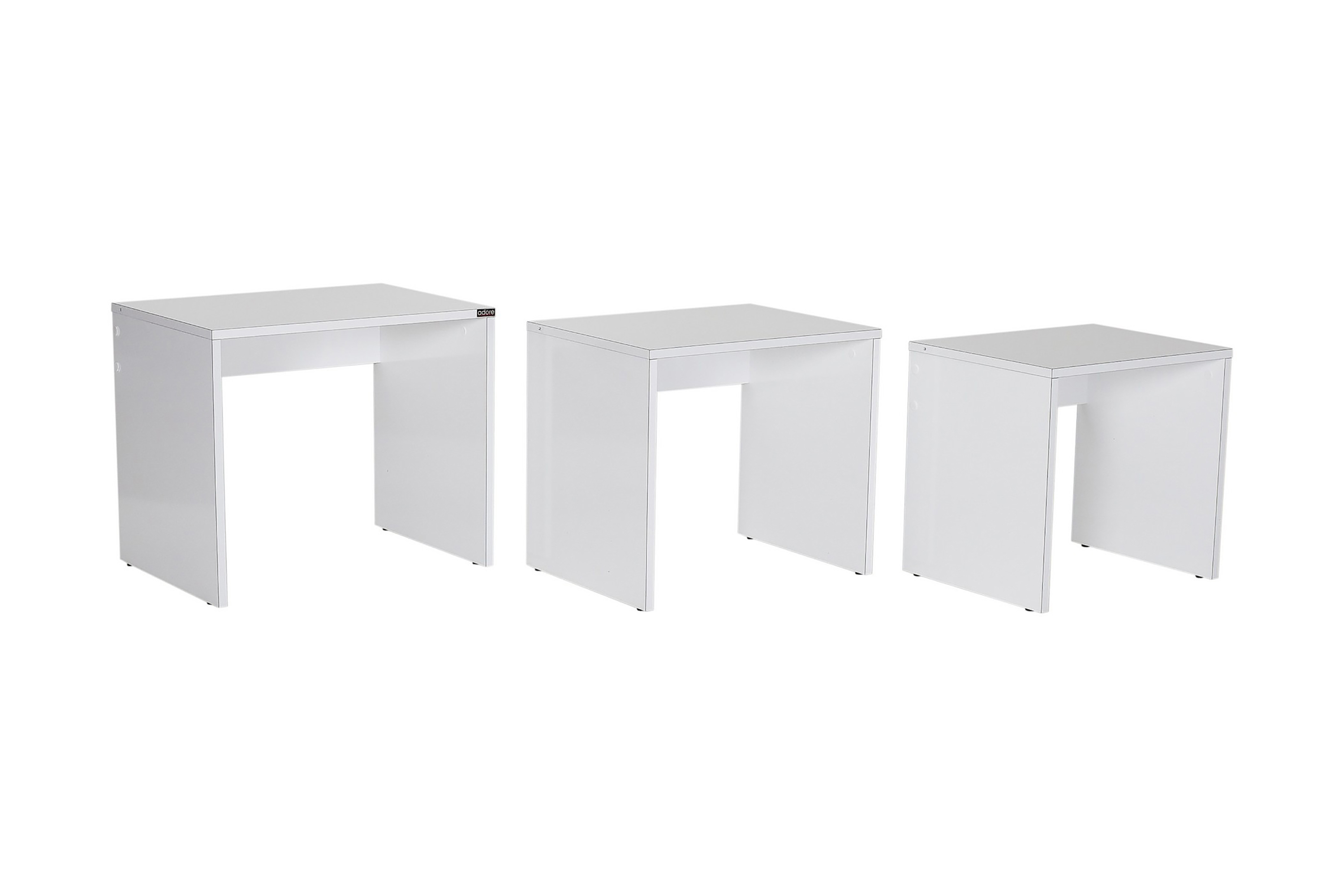 Satsbord 55 cm Vit