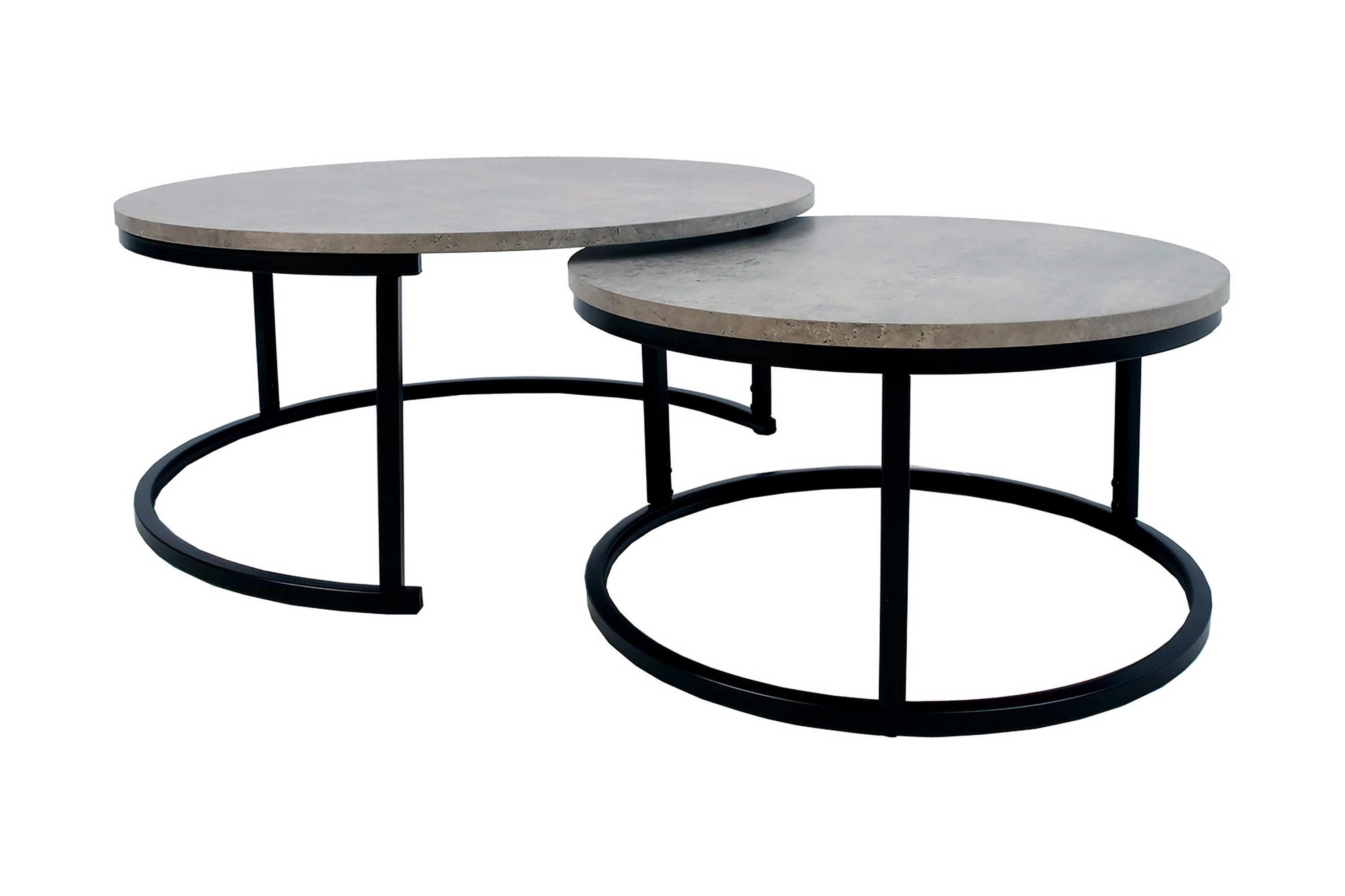 satsbord britu 2 st grå/svart -