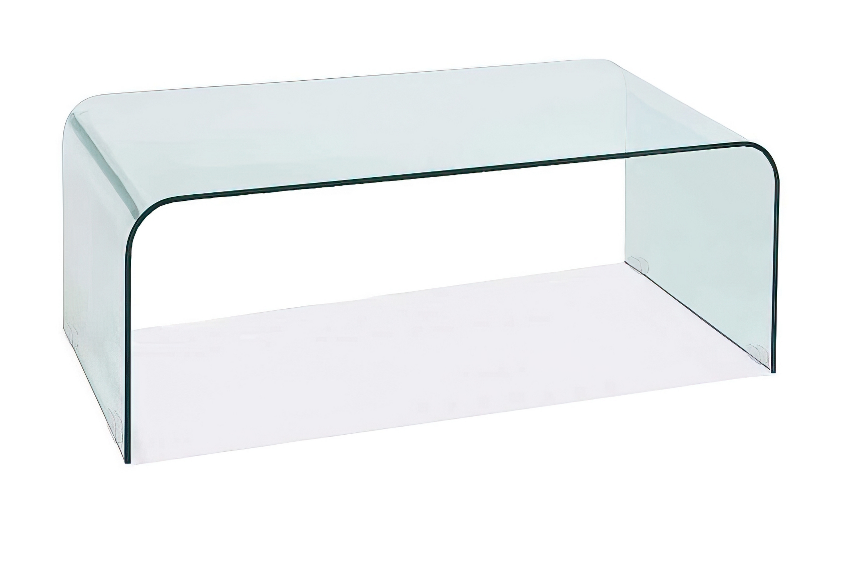 soffbord burano 120 cm glas - glas