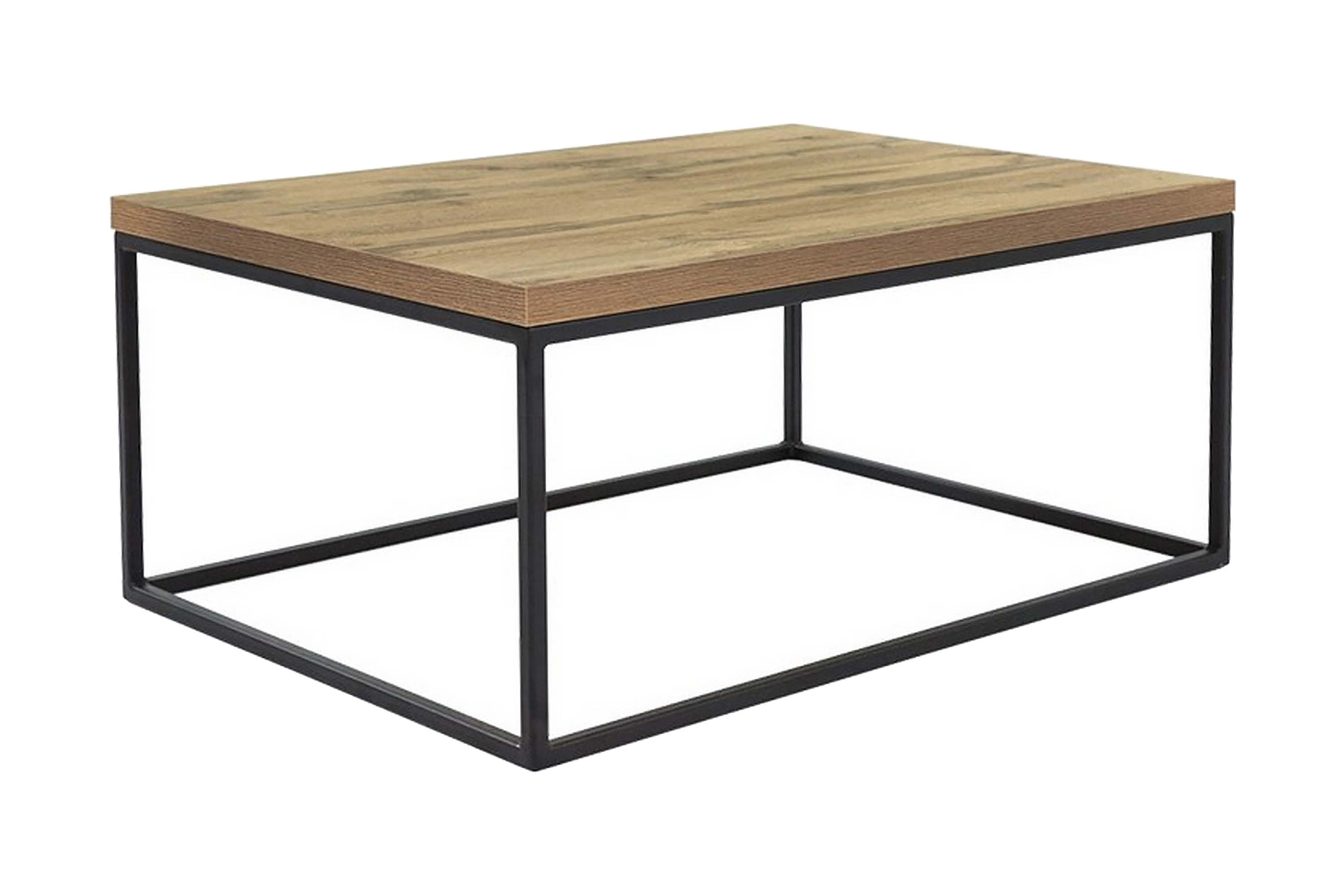Soffbord Cubinson 100 cm Ekfärg/Svart