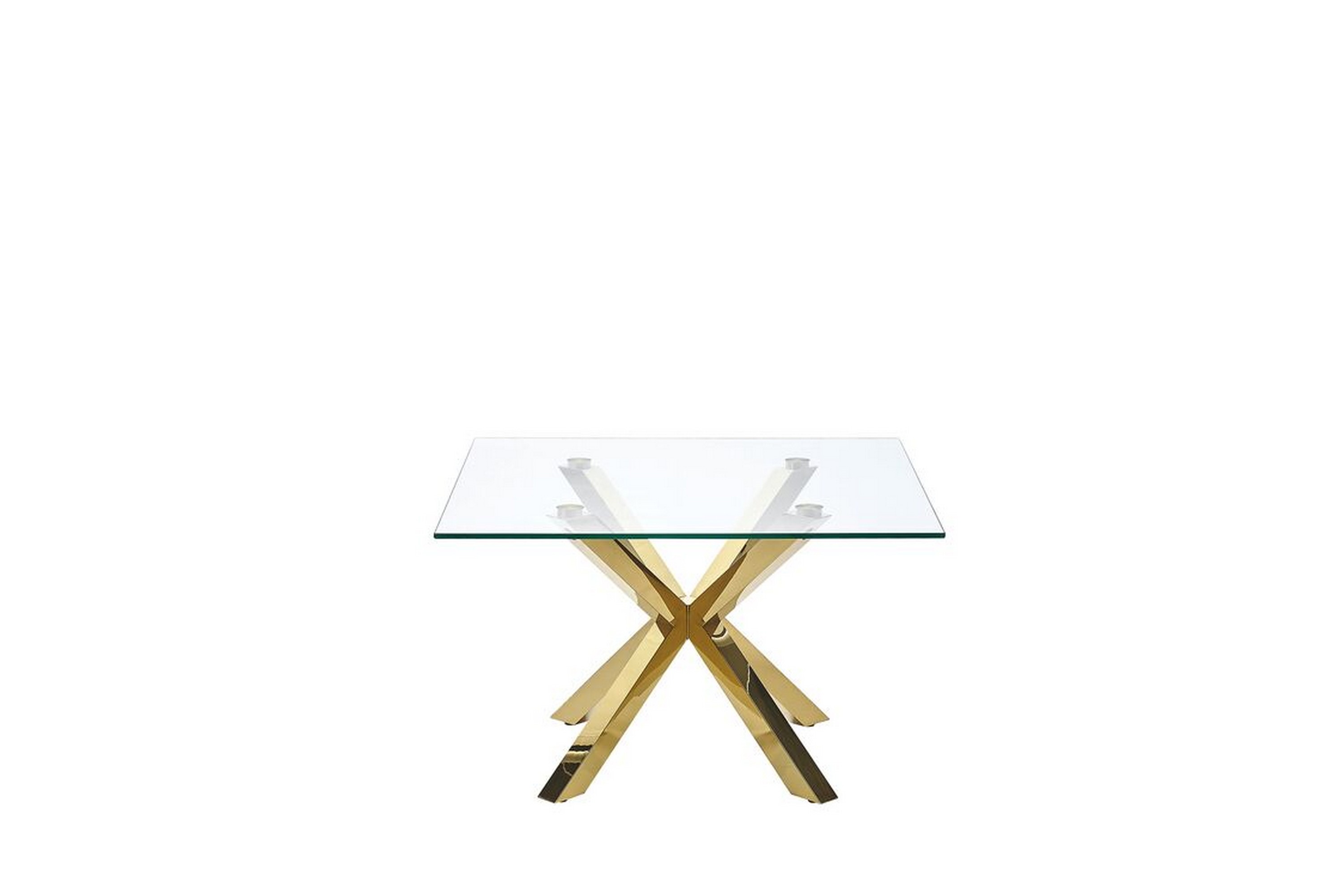 Soffbord genomskinlig/guld STARLIGHT Guld