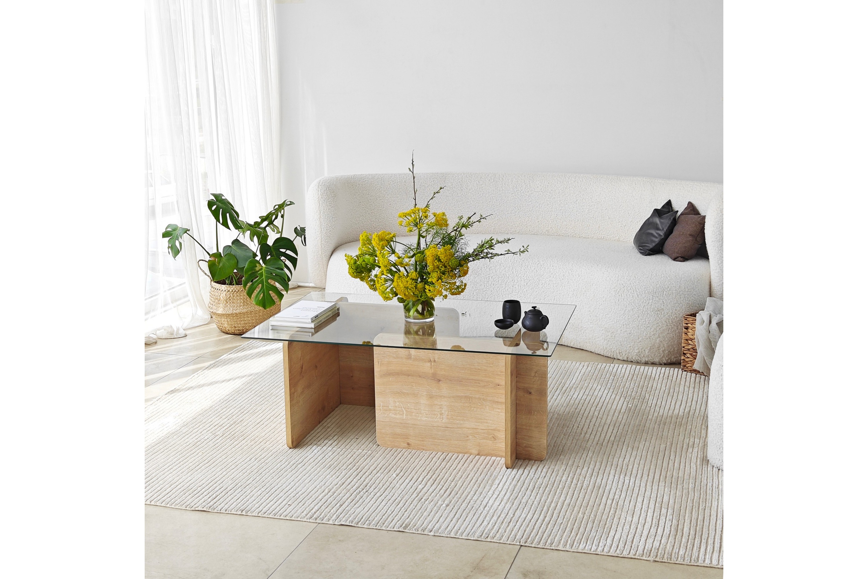 Soffbord Giona 105 cm Brun