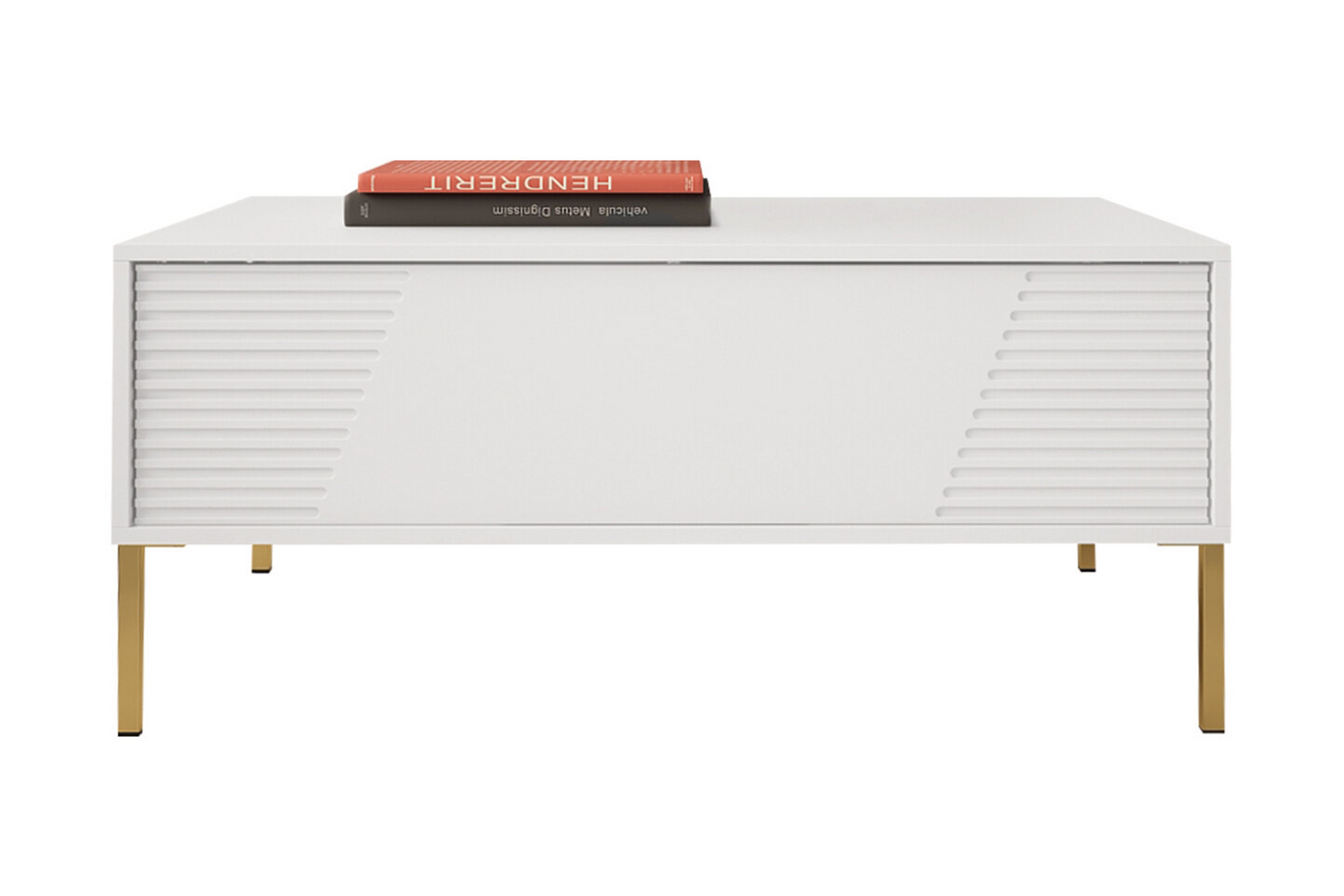 Soffbord Glenndale 60 cm Vit
