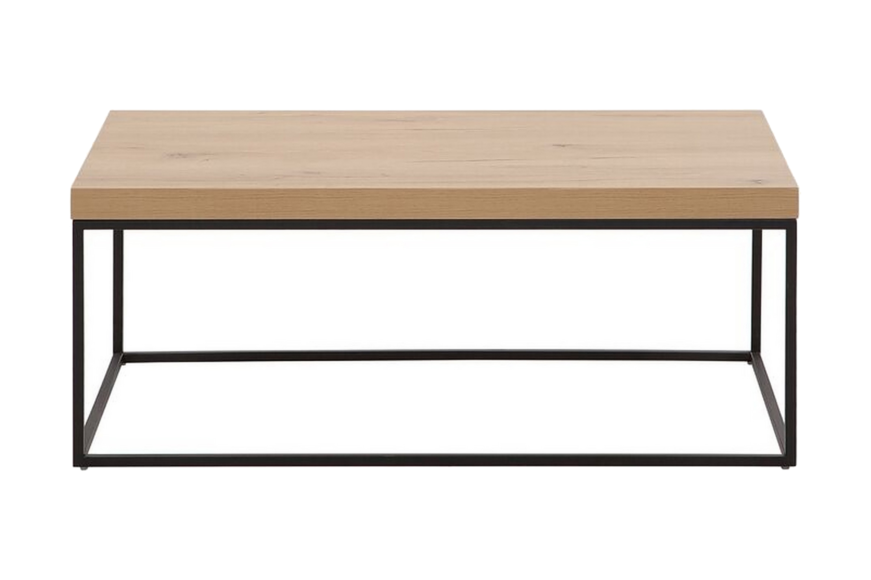 Soffbord Heber 100 cm Ljusbrun/Svart