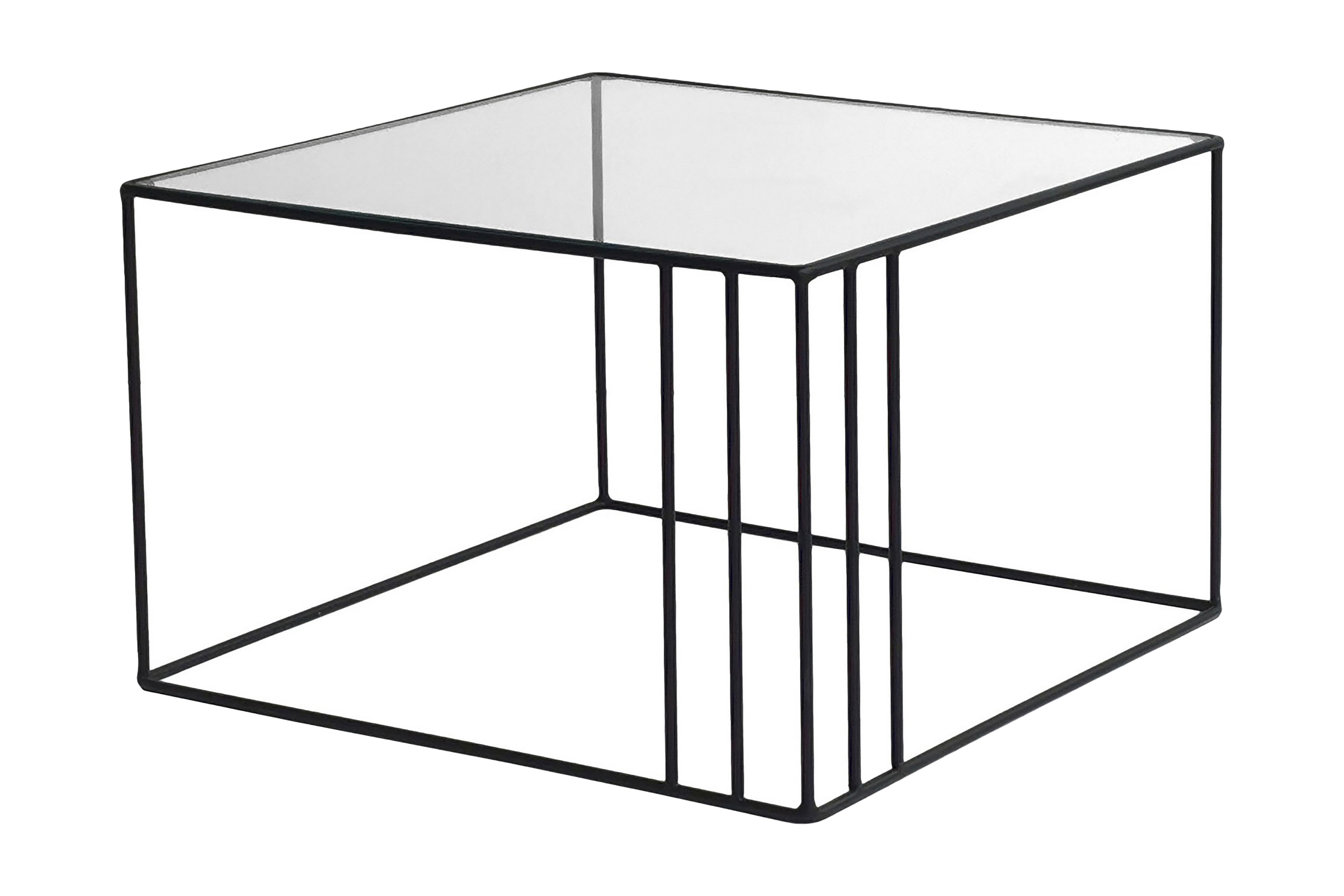 Soffbord Heemsharl 55 cm Glas/Svart