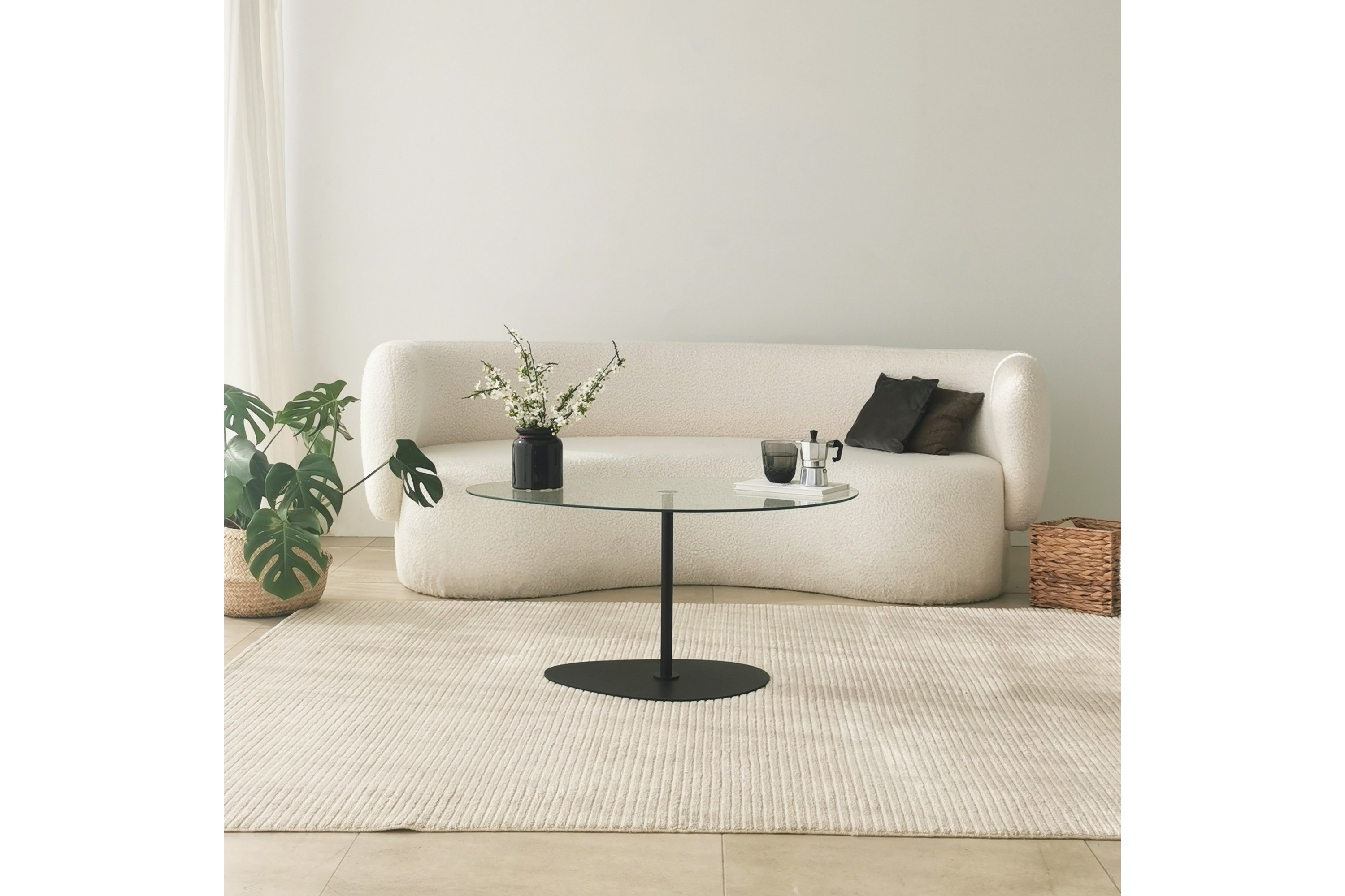 Soffbord Hommedal 90 cm Svart