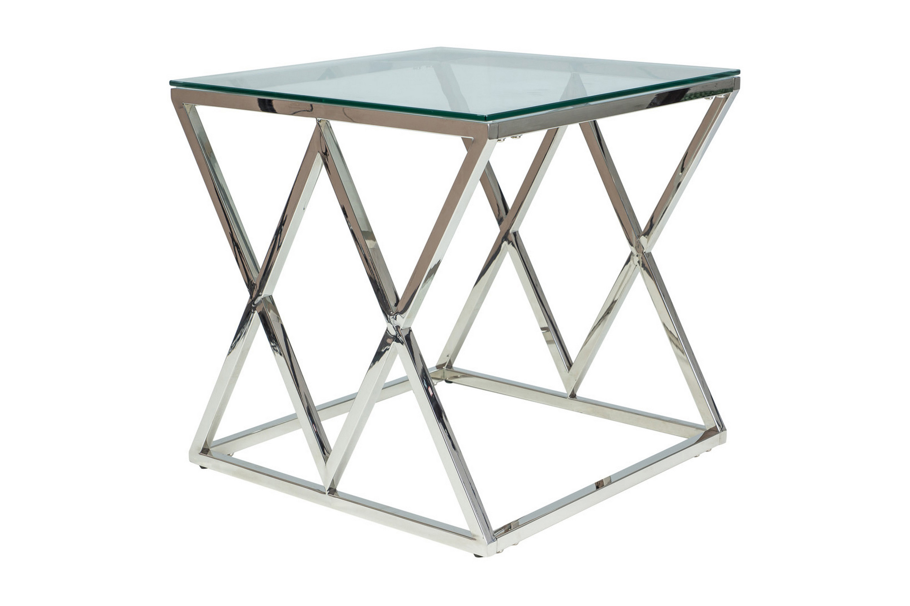 Soffbord Kyodo 55 cm Glas/Silver
