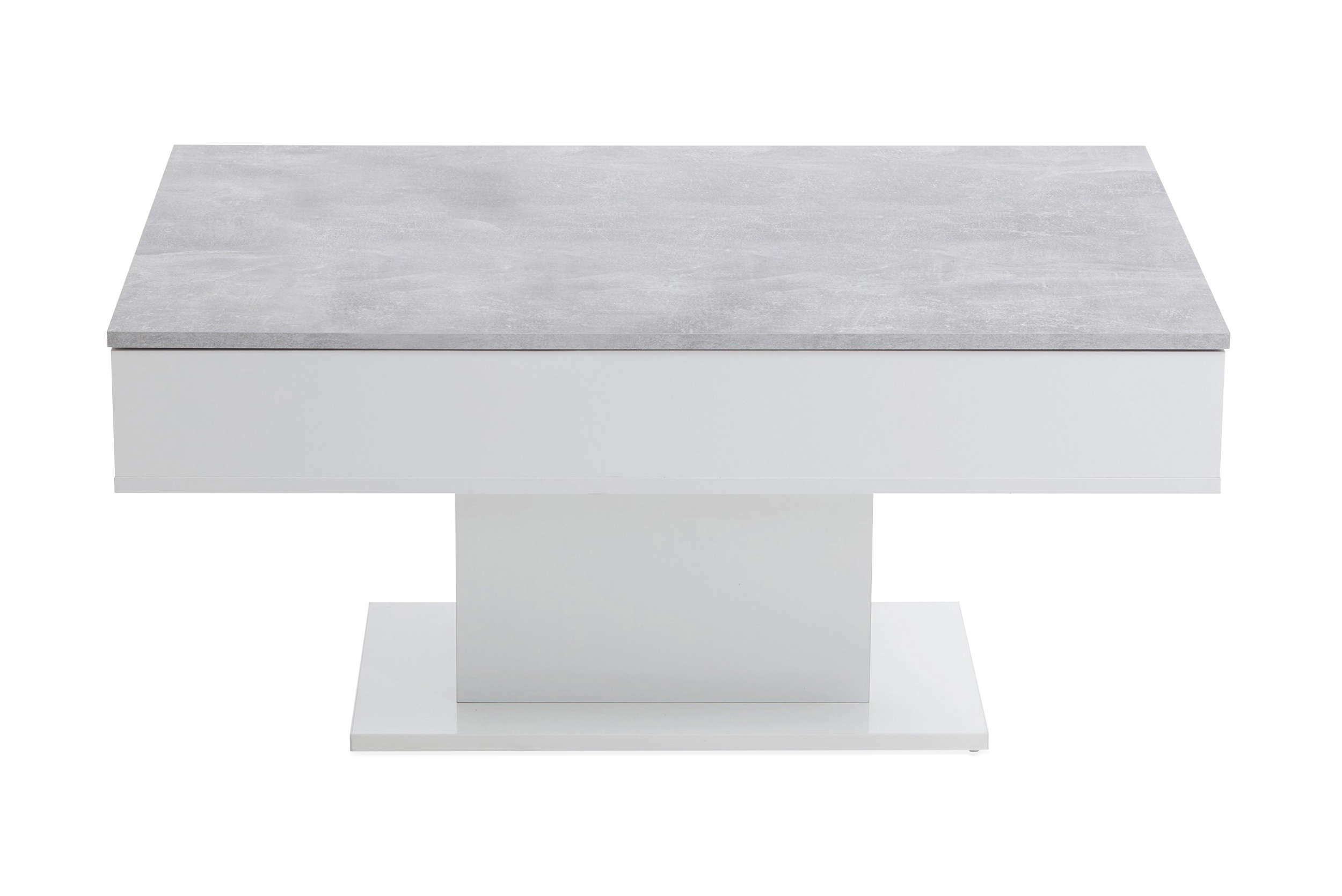Soffbord Luchansky 100 cm BetonggråVit