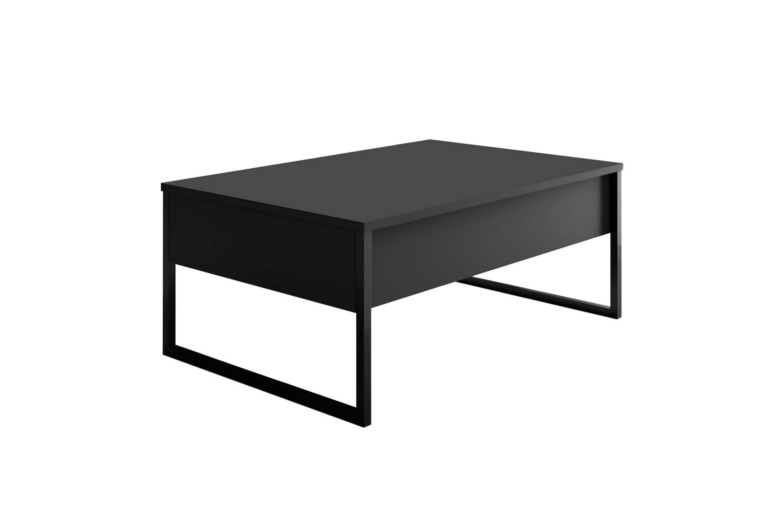 Soffbord Luxe 90x40 cm Svart Hanah Home