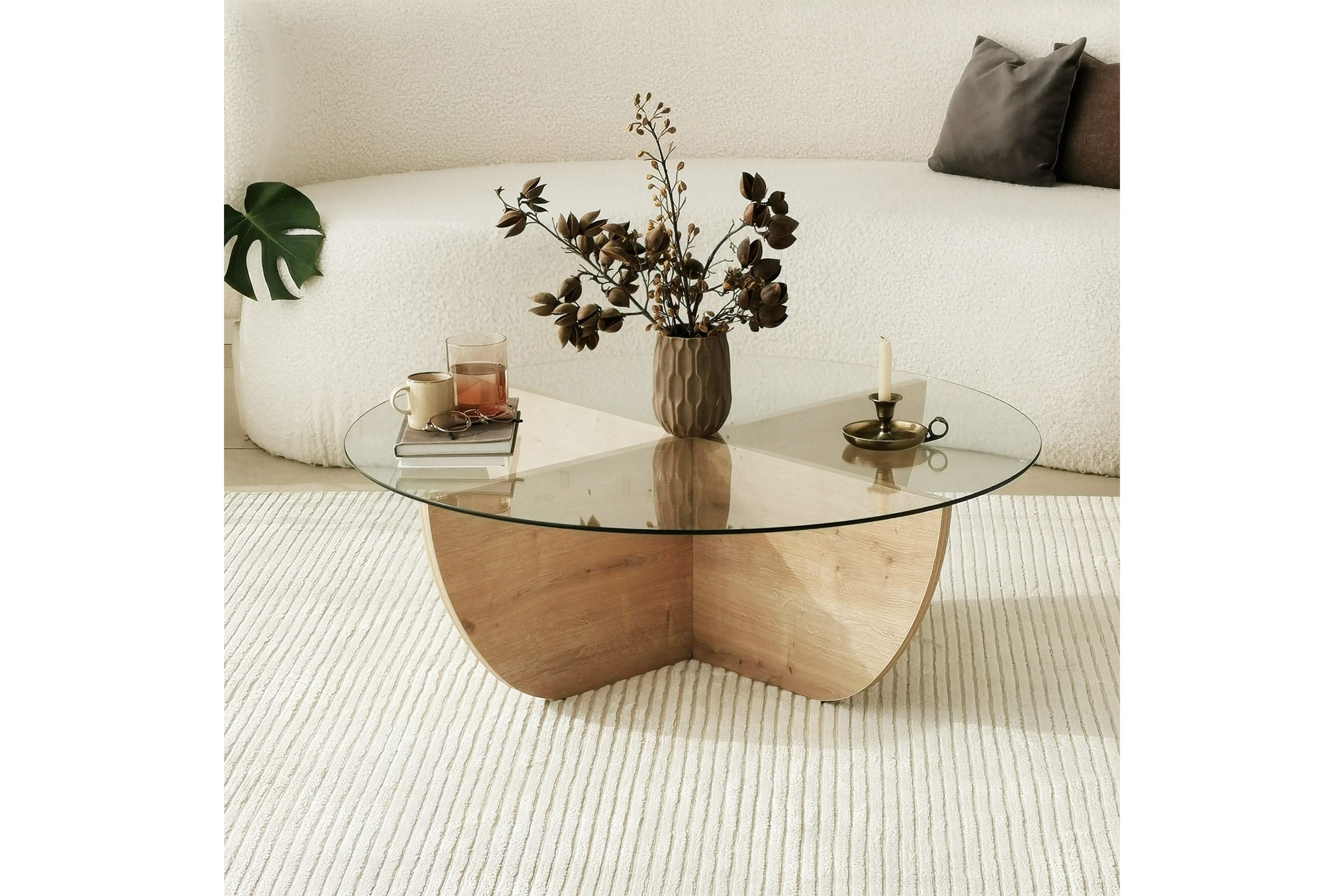 Soffbord Makhan 90 cm Ek