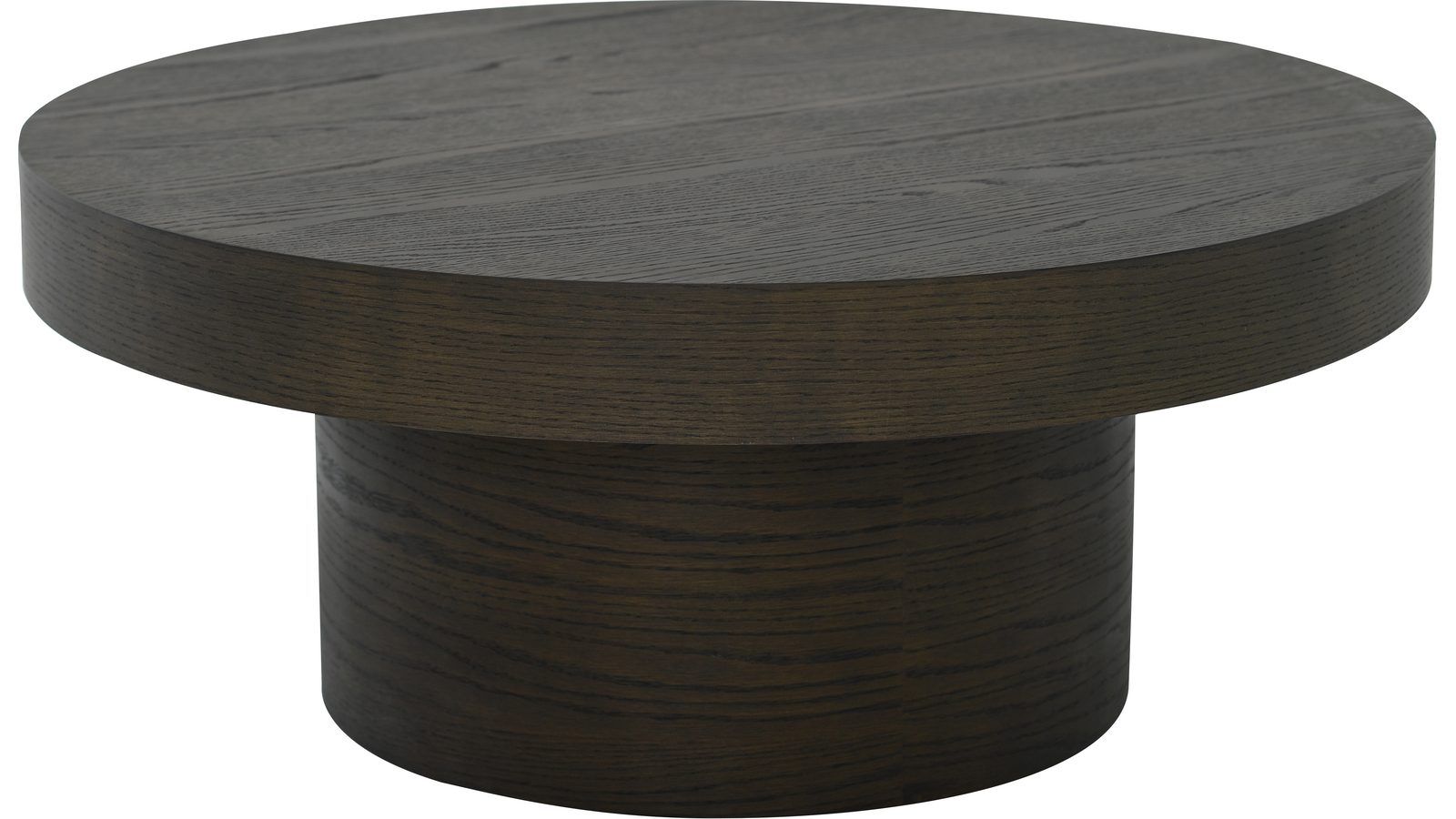 Soffbord Malvik 41 cm / Ø98 cm - Brunlackad ek