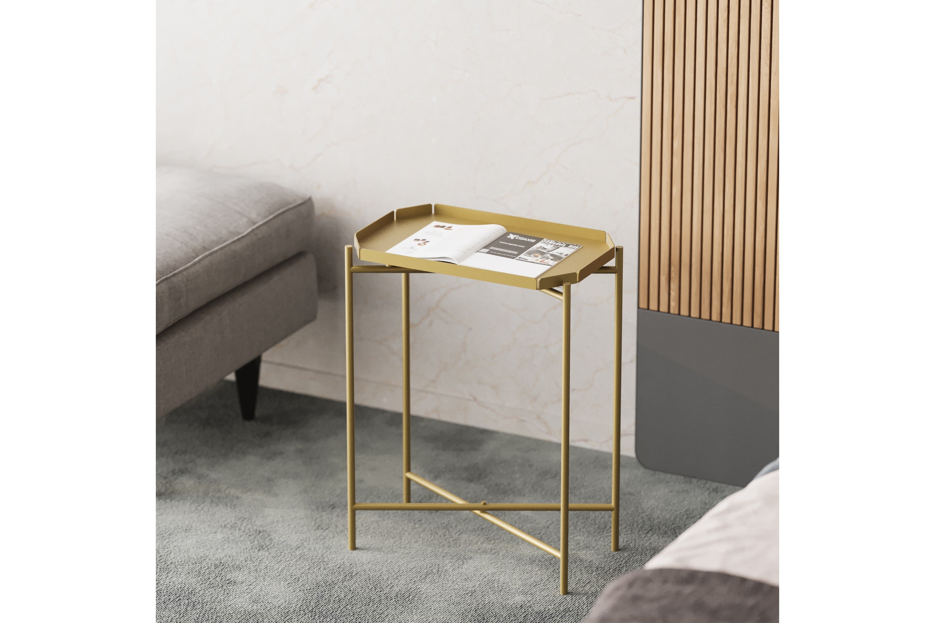 Soffbord Mamta 26 cm Guld