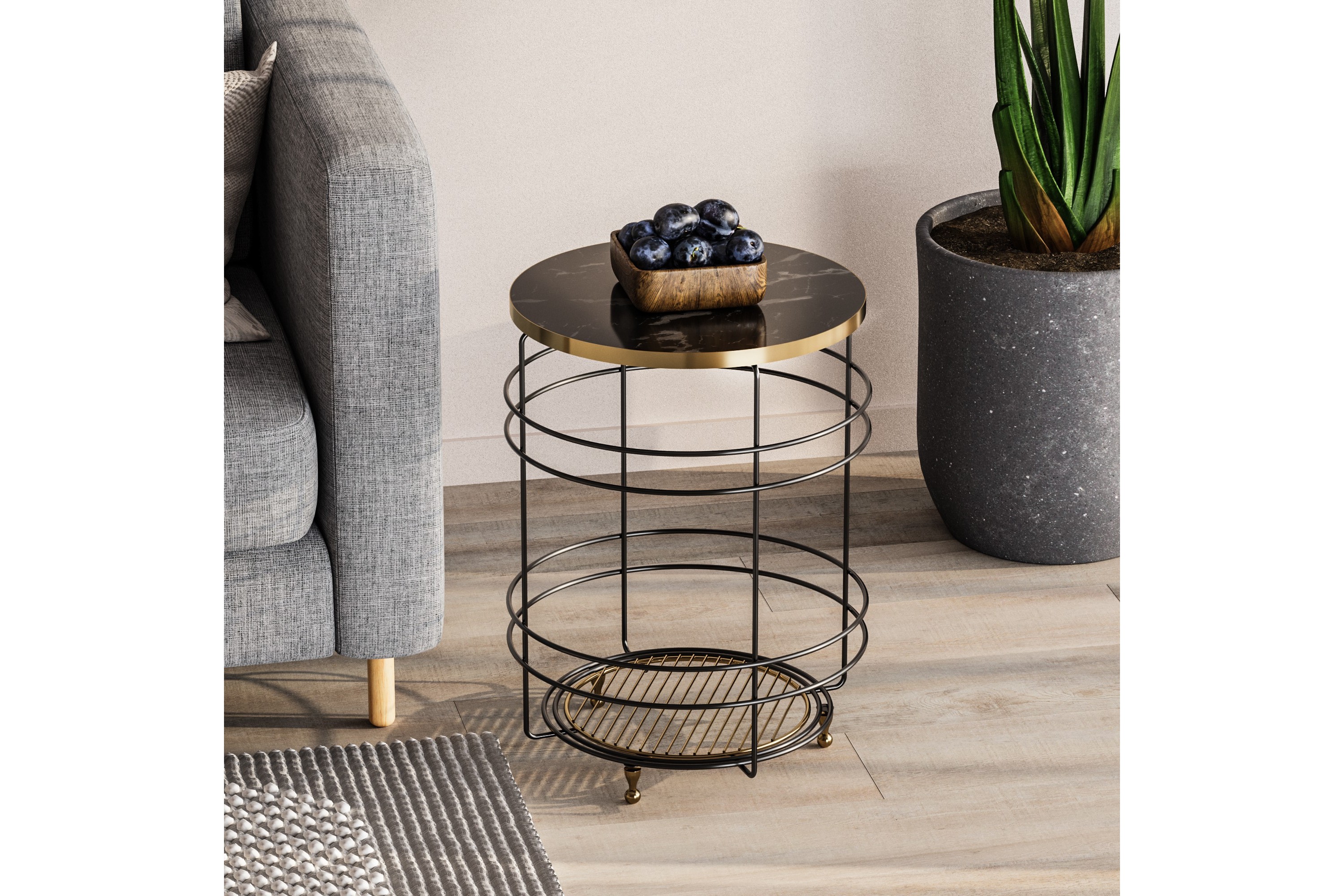 Soffbord Mamta 40 cm Svart