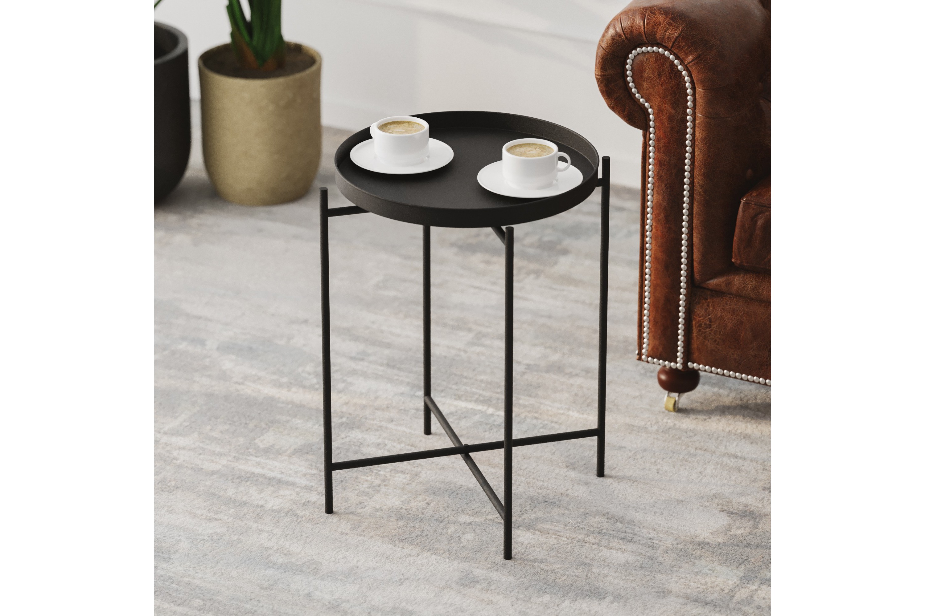 Soffbord Mamta 46 cm Svart