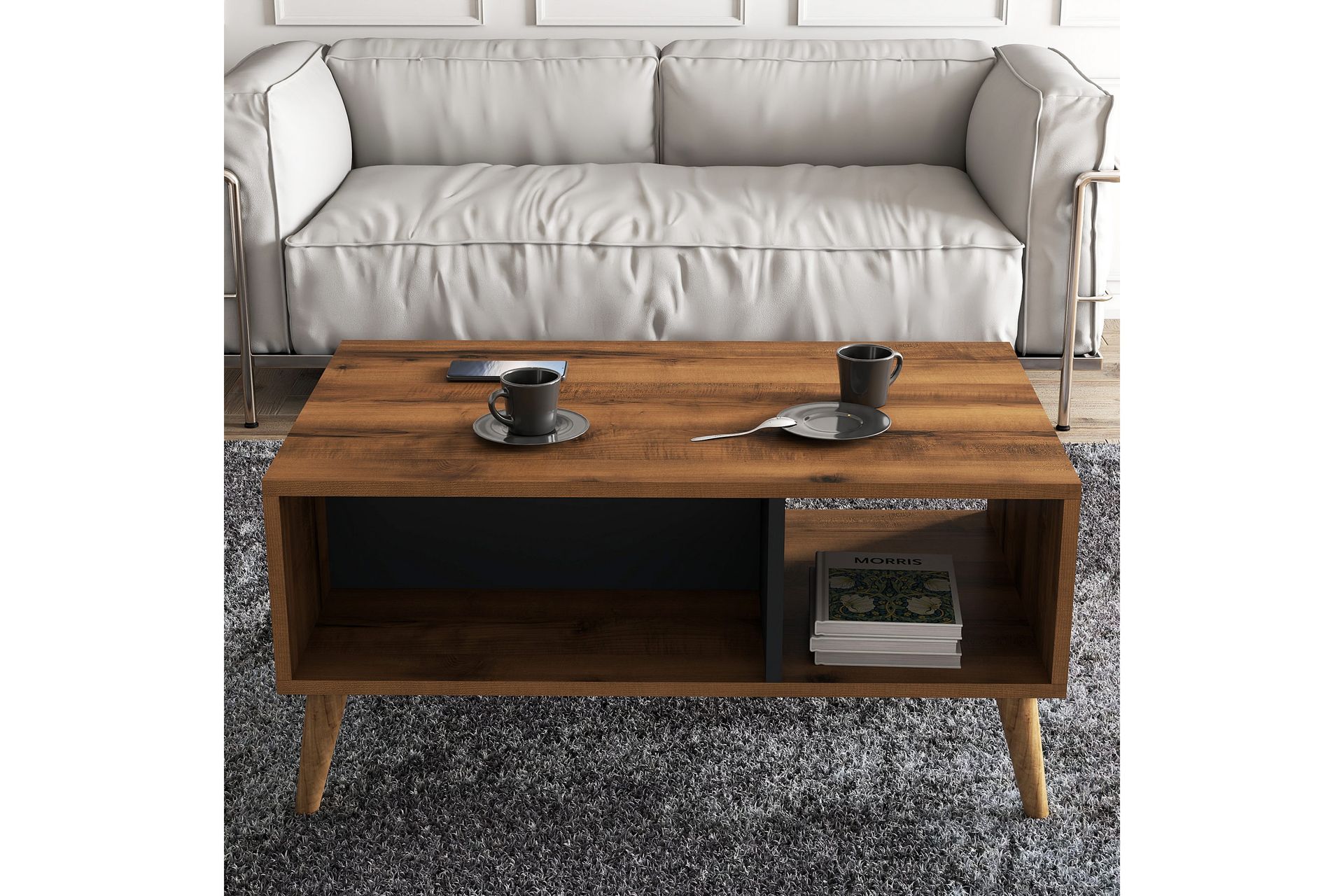 soffbord manko 90x54x90 cm - brun