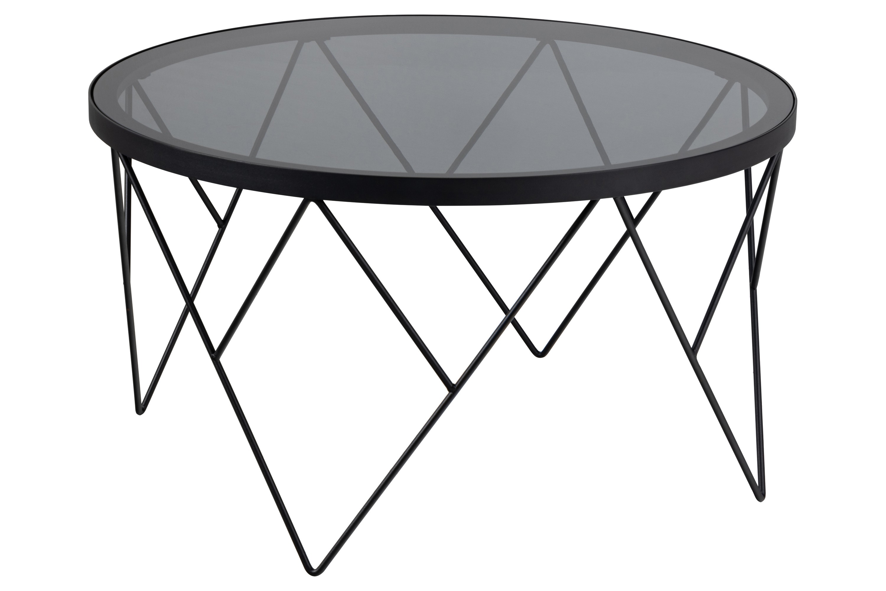Soffbord Mintu 80 cm Rund Grå