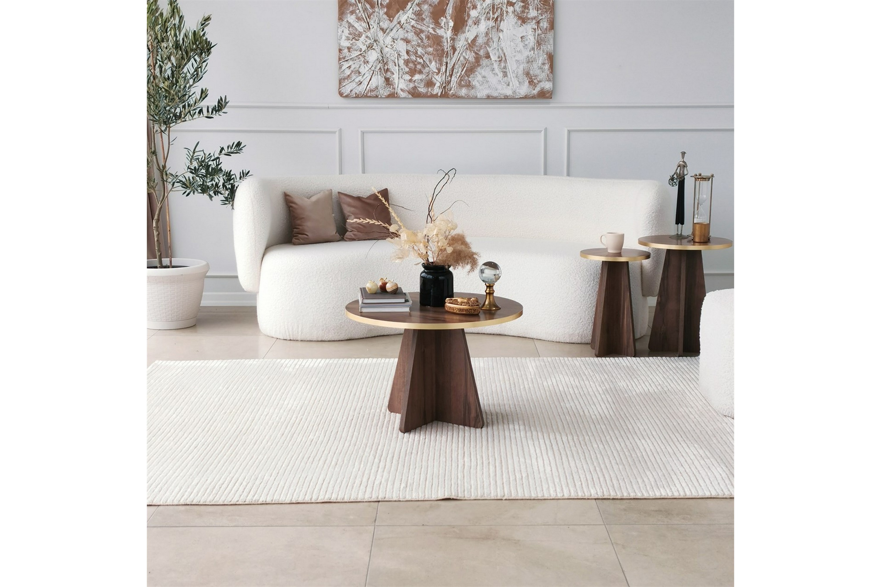 soffbord munne 60 cm - valnöt