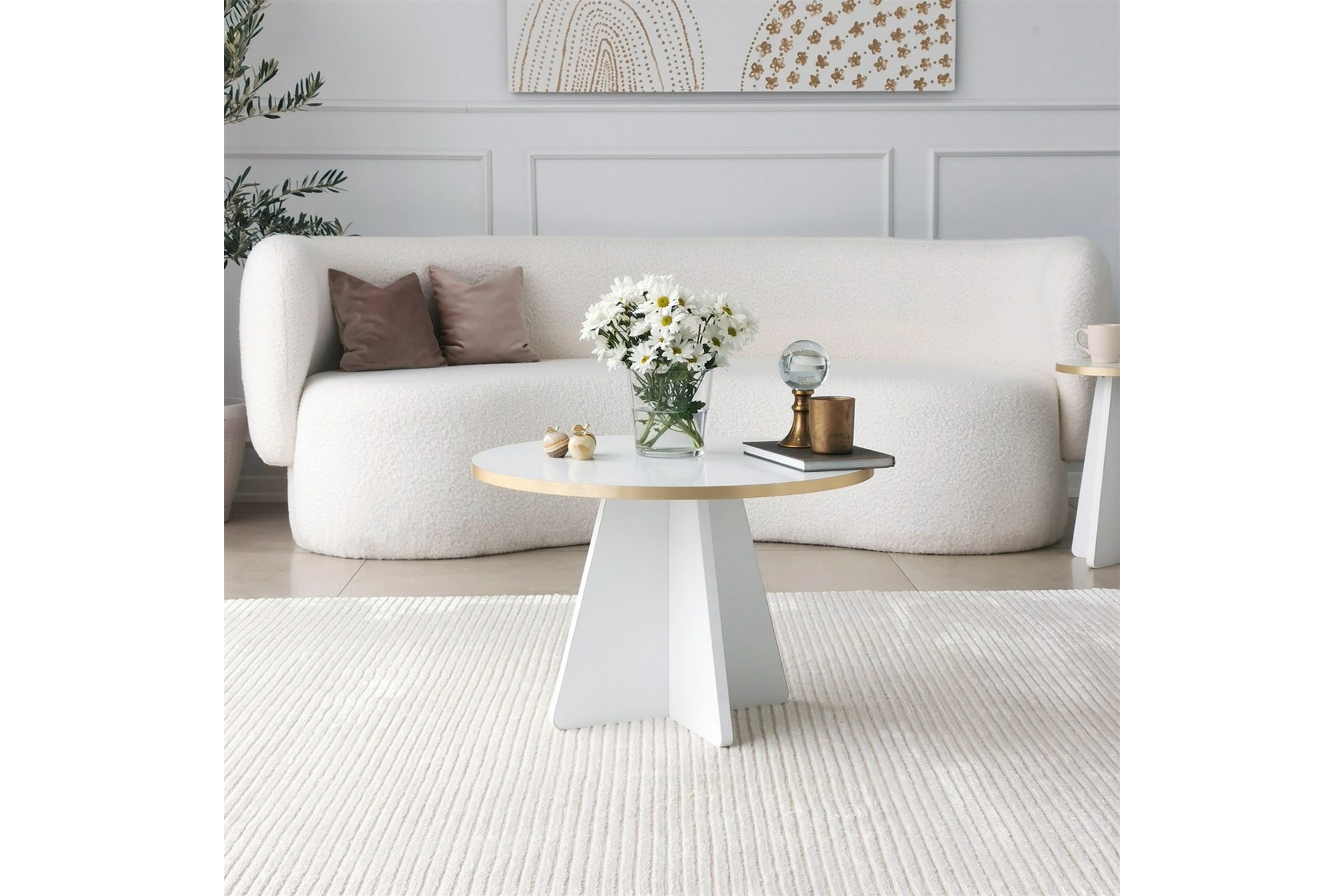 Soffbord Munne 60 cm Vit