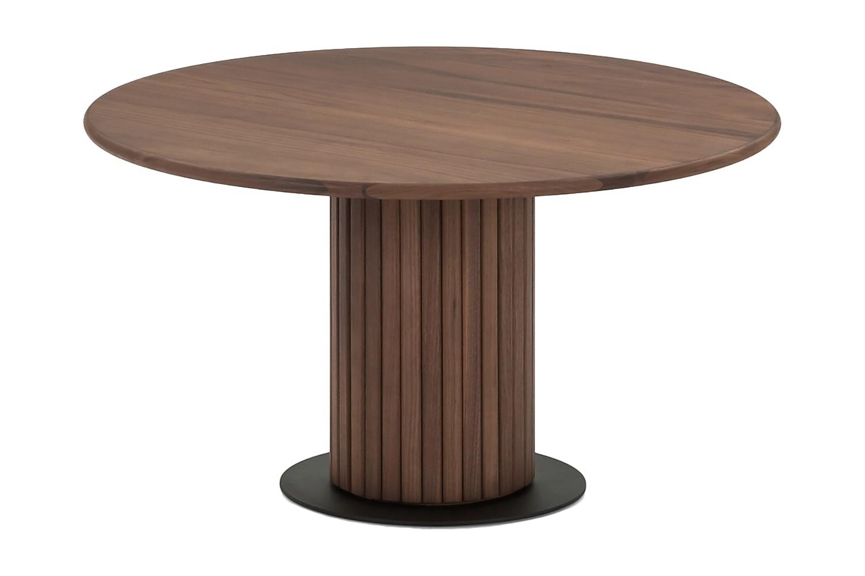 Soffbord Neandir 72 cm Runt Massiv Valnöt