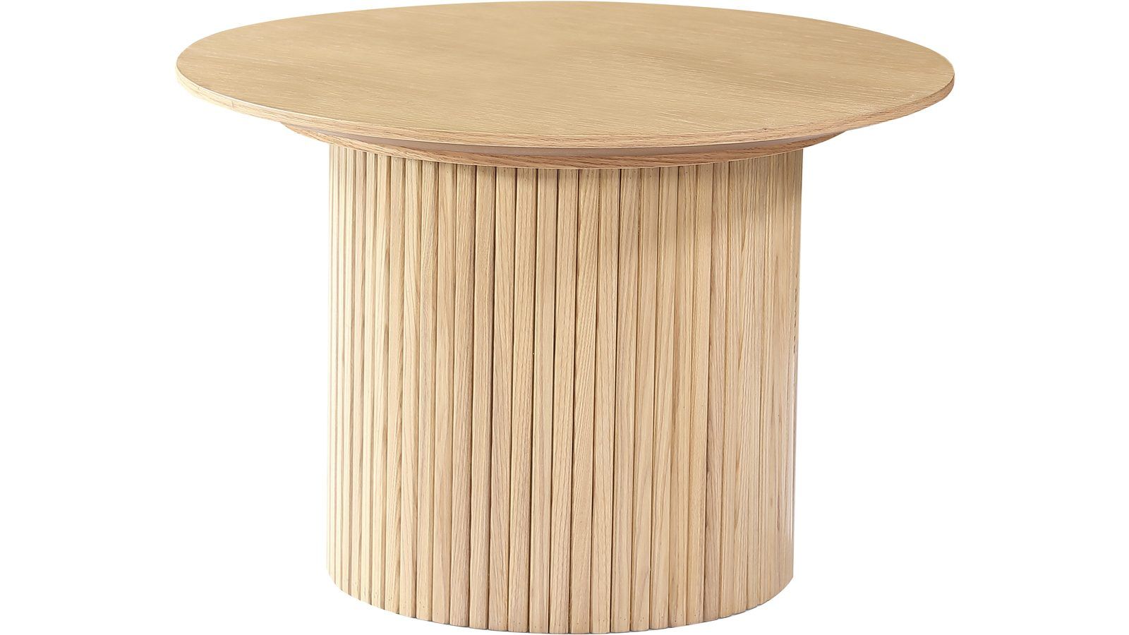 Soffbord Odmark 60 cm - Vitpigmenterad ekfaner