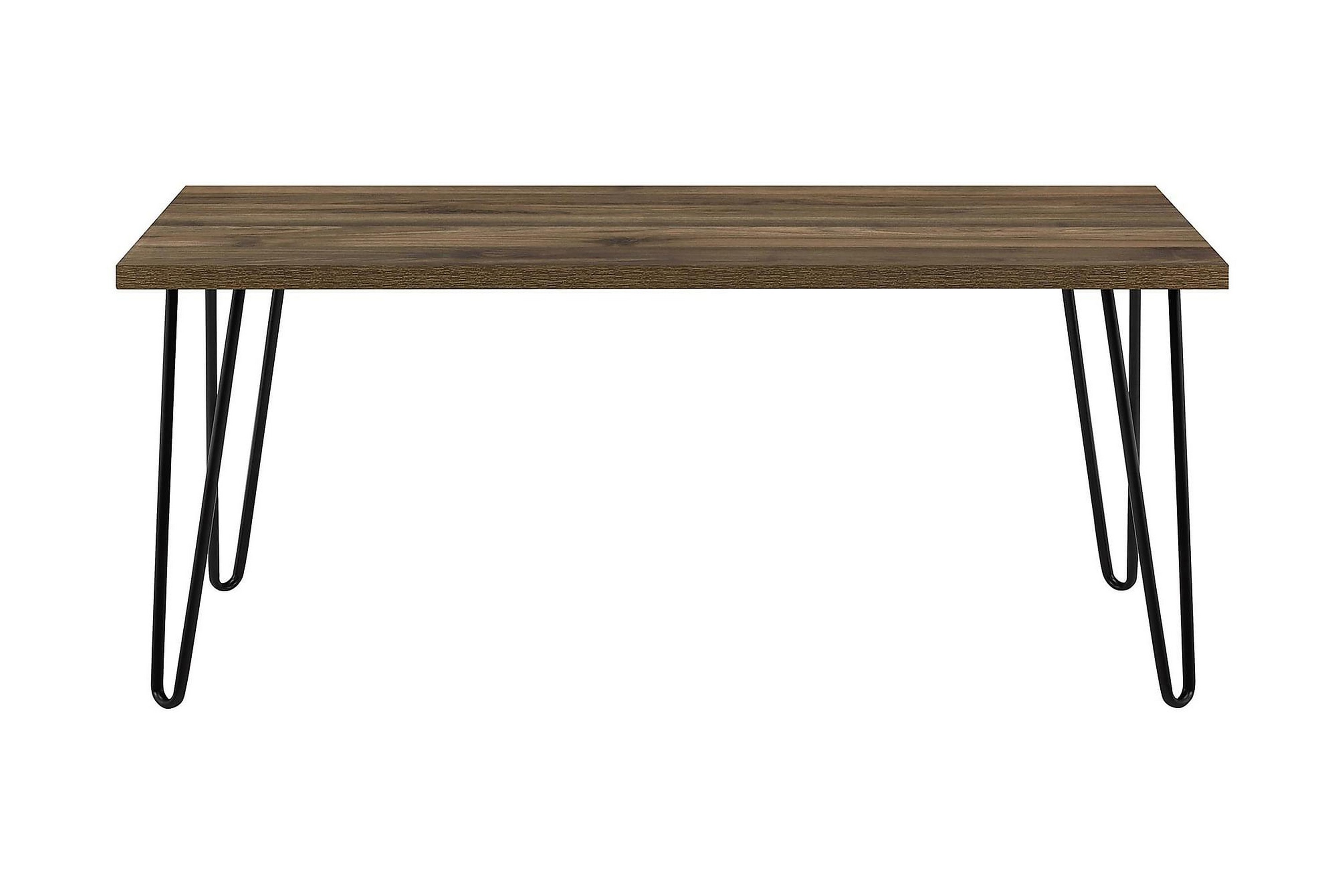 Soffbord Owen 107 cm Valnötsbrun/Svart Dorel Home