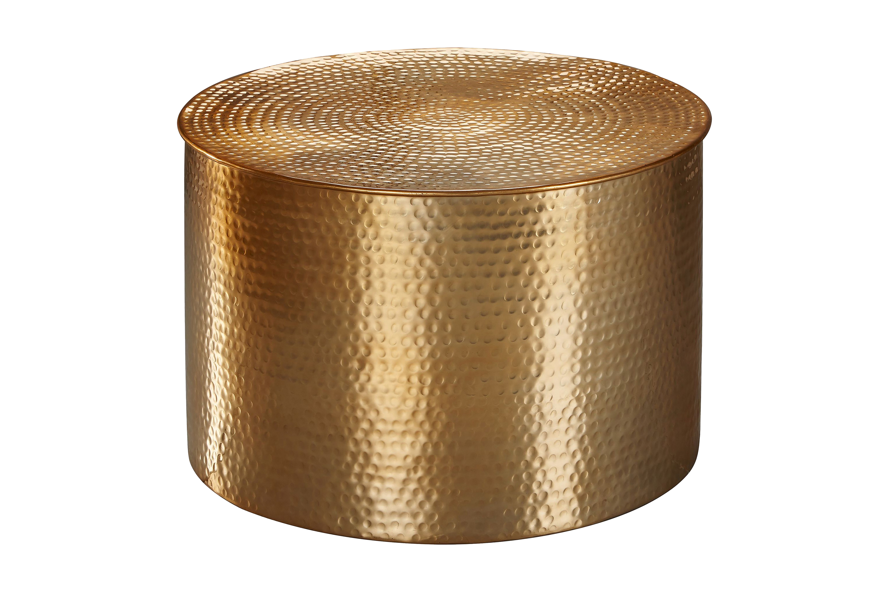 Soffbord Rostek 61 cm Runt Guld