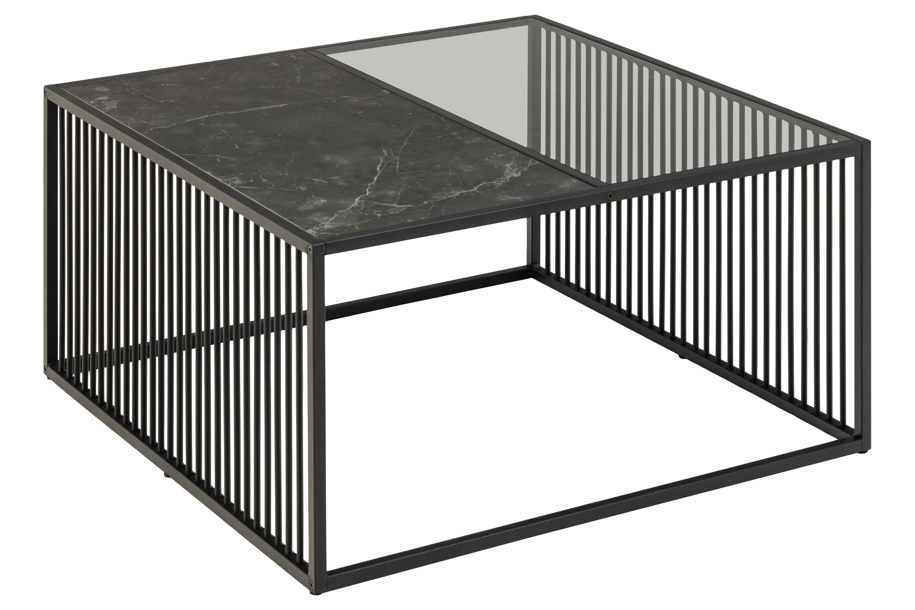 Soffbord Saklani 80x80 cm Svart