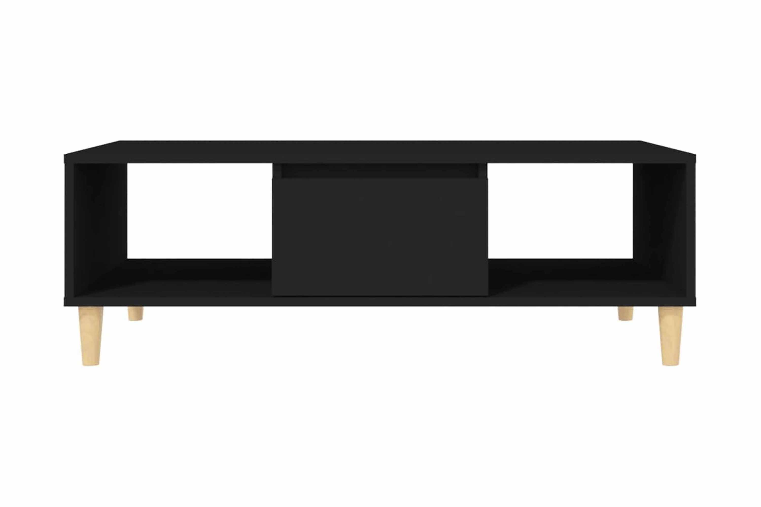 Soffbord svart 103,5x60x35 cm spånskiva - Svart